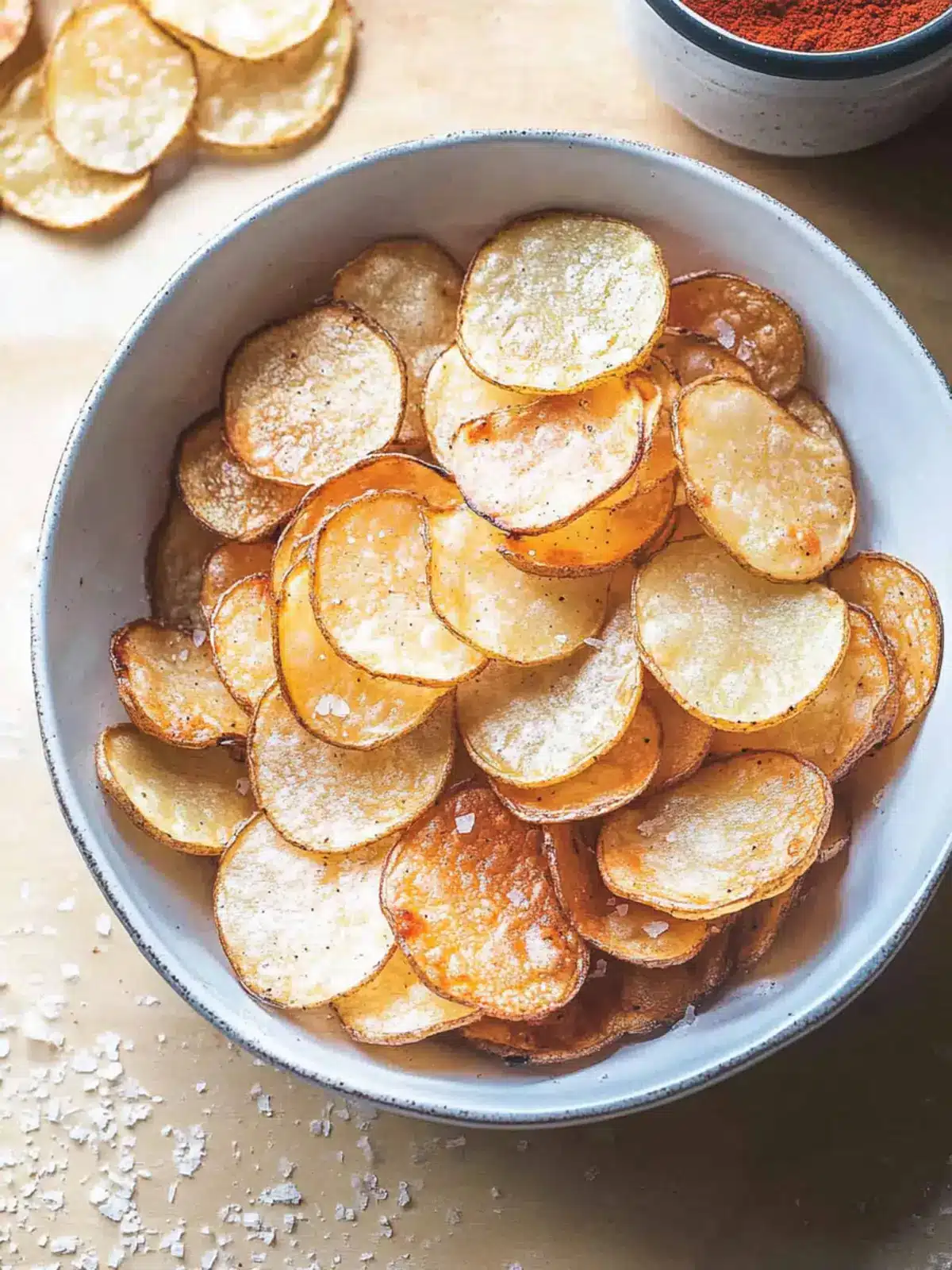Crispy Oven Baked Potato Chips You ll Make Again and Again 4 Oven Baked Potato Chips