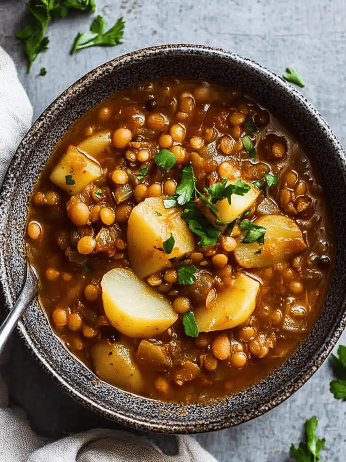 Smoky Lentil Stew with Leeks and Potatoes for Cozy Nights 2 Smoky Lentil Stew With Leeks and Potatoes