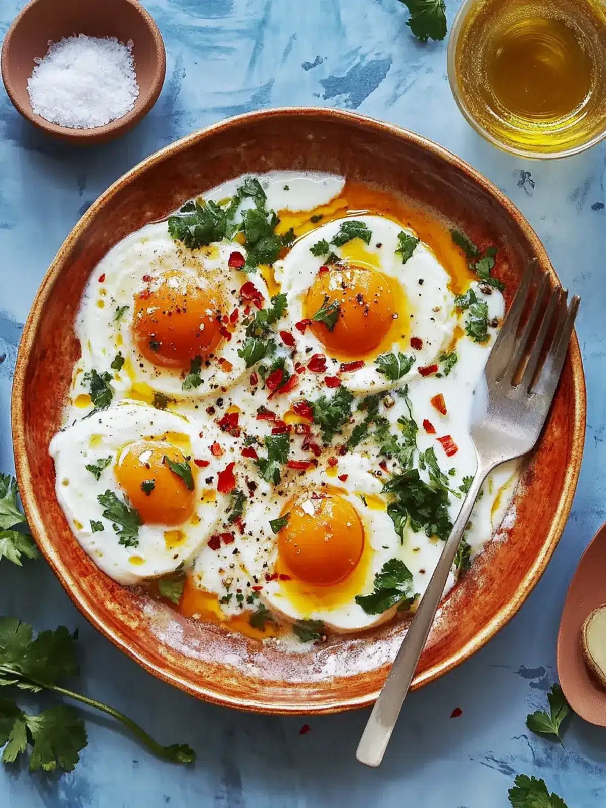 Savor Homemade Ãilbir: Irresistibly Creamy Turkish Eggs 2 Ãilbir (Turkish Eggs)