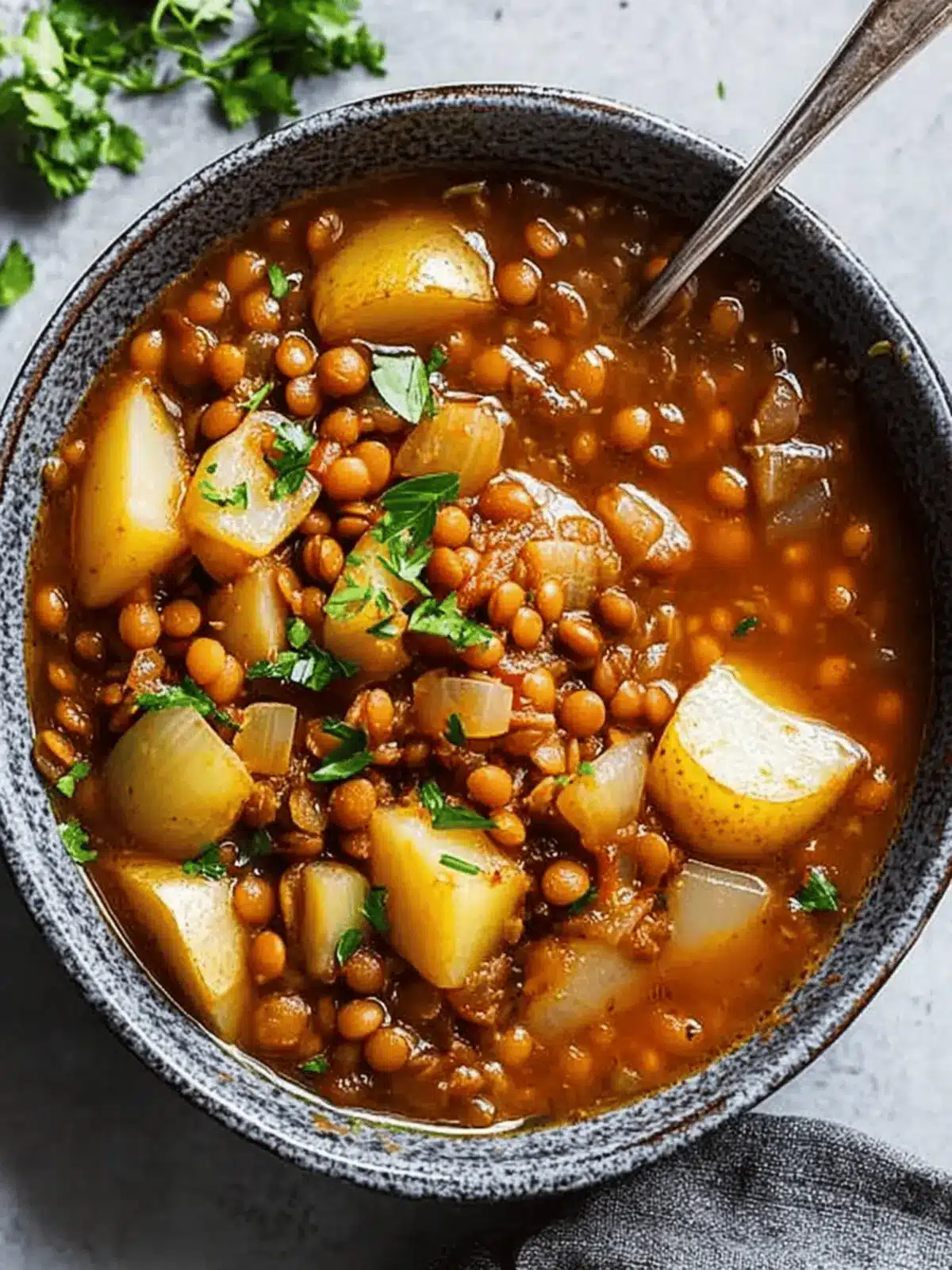 Smoky Lentil Stew with Leeks and Potatoes for Cozy Nights 4 Smoky Lentil Stew With Leeks and Potatoes