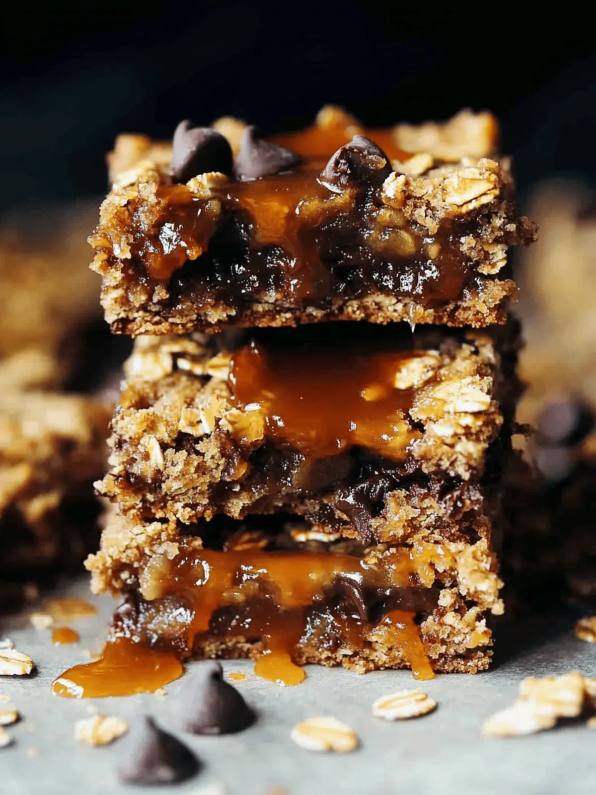 Irresistible Salted Caramel Chocolate Chip Oat Cookie Bars 4 Salted Caramel Chocolate Chip Oat Cookie Bars