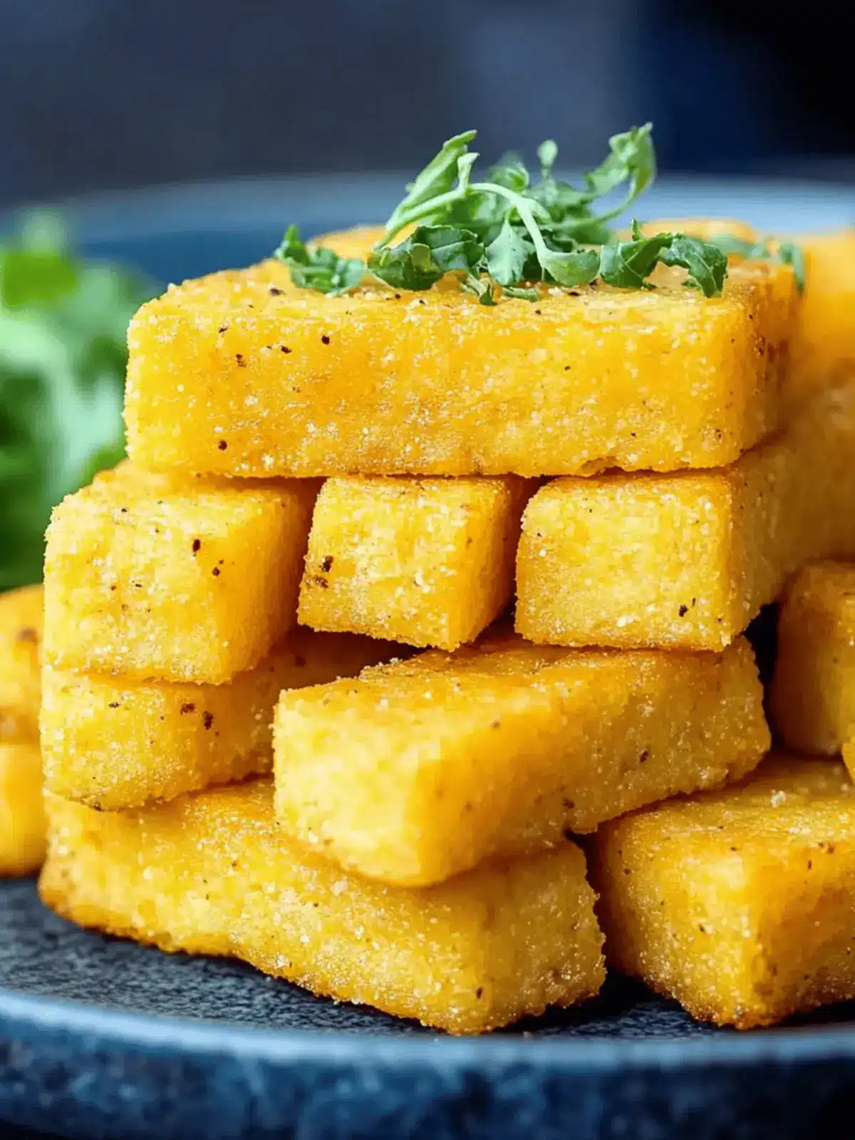 Crispy and Cheesy Fried Polenta Chips You ll Love! 4 Fried Polenta Chips Crispy and Cheesy