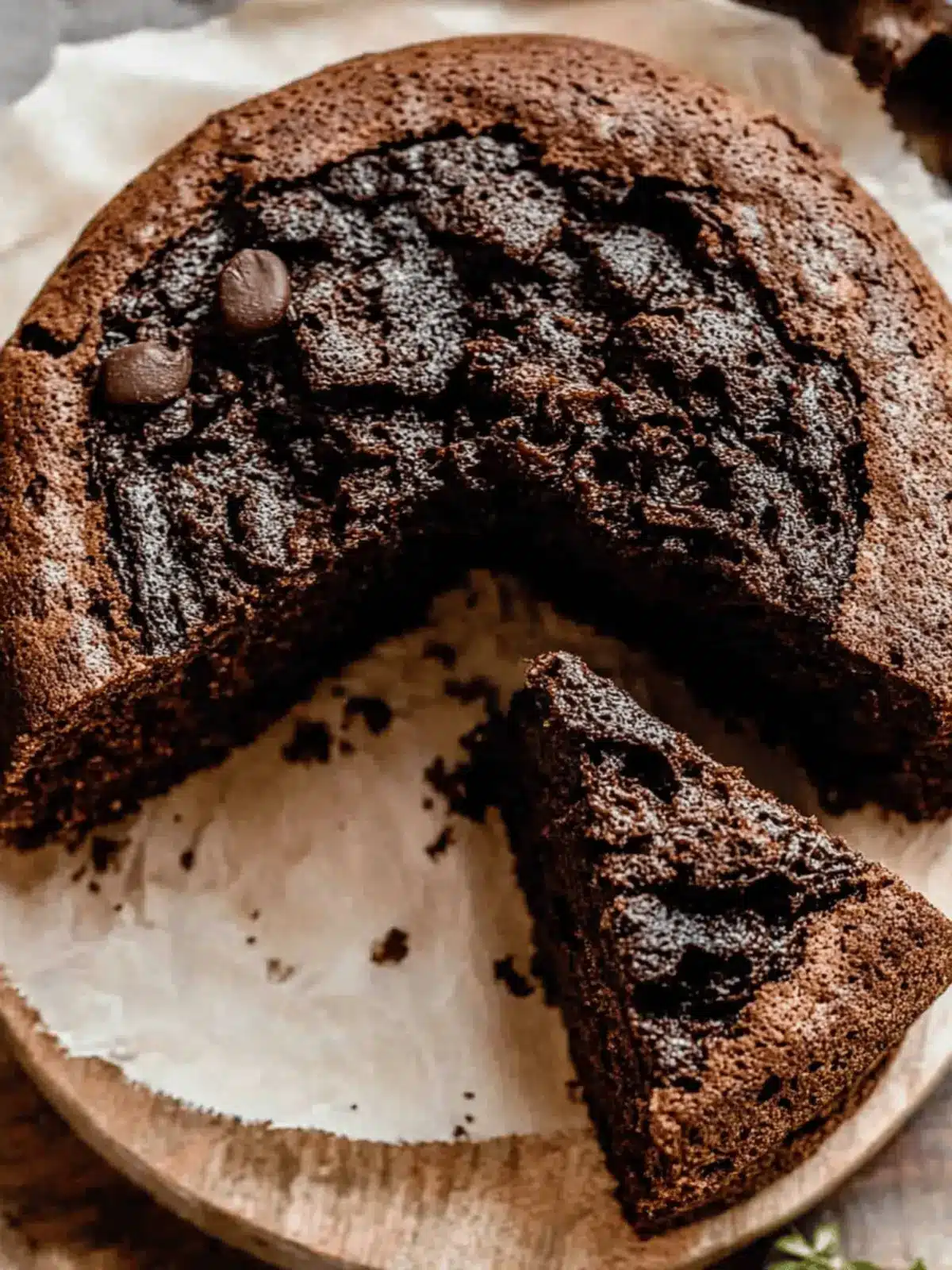 Decadent Chocolate Coffee Cake with Spiced Crunch Topping 3 Chocolate Coffee Cake