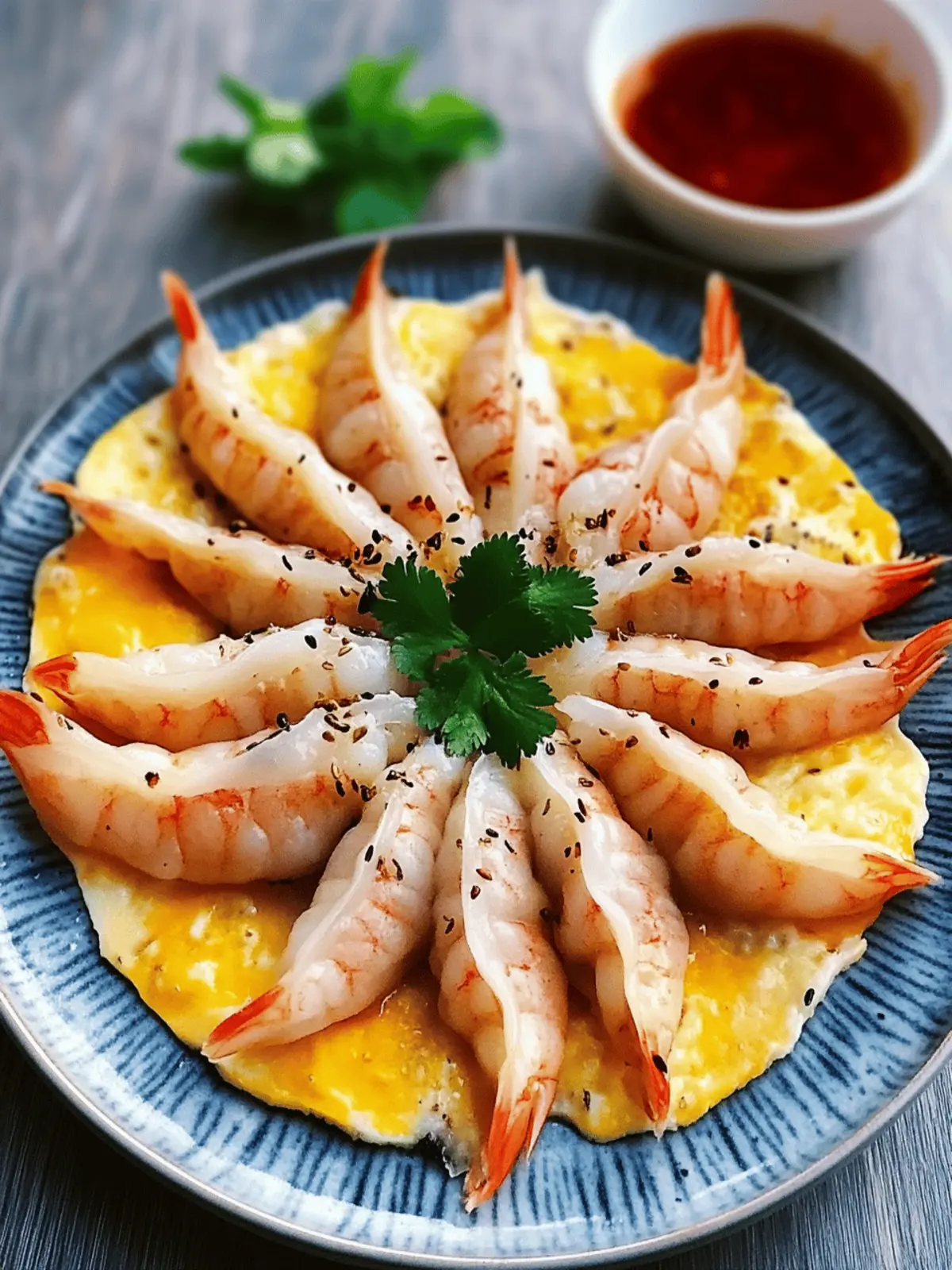 Whole Shrimp Potstickers with Fluffy Egg Skirt for Brunch Bliss 3 Whole Shrimp Potsticker with fluffy Egg Skirt