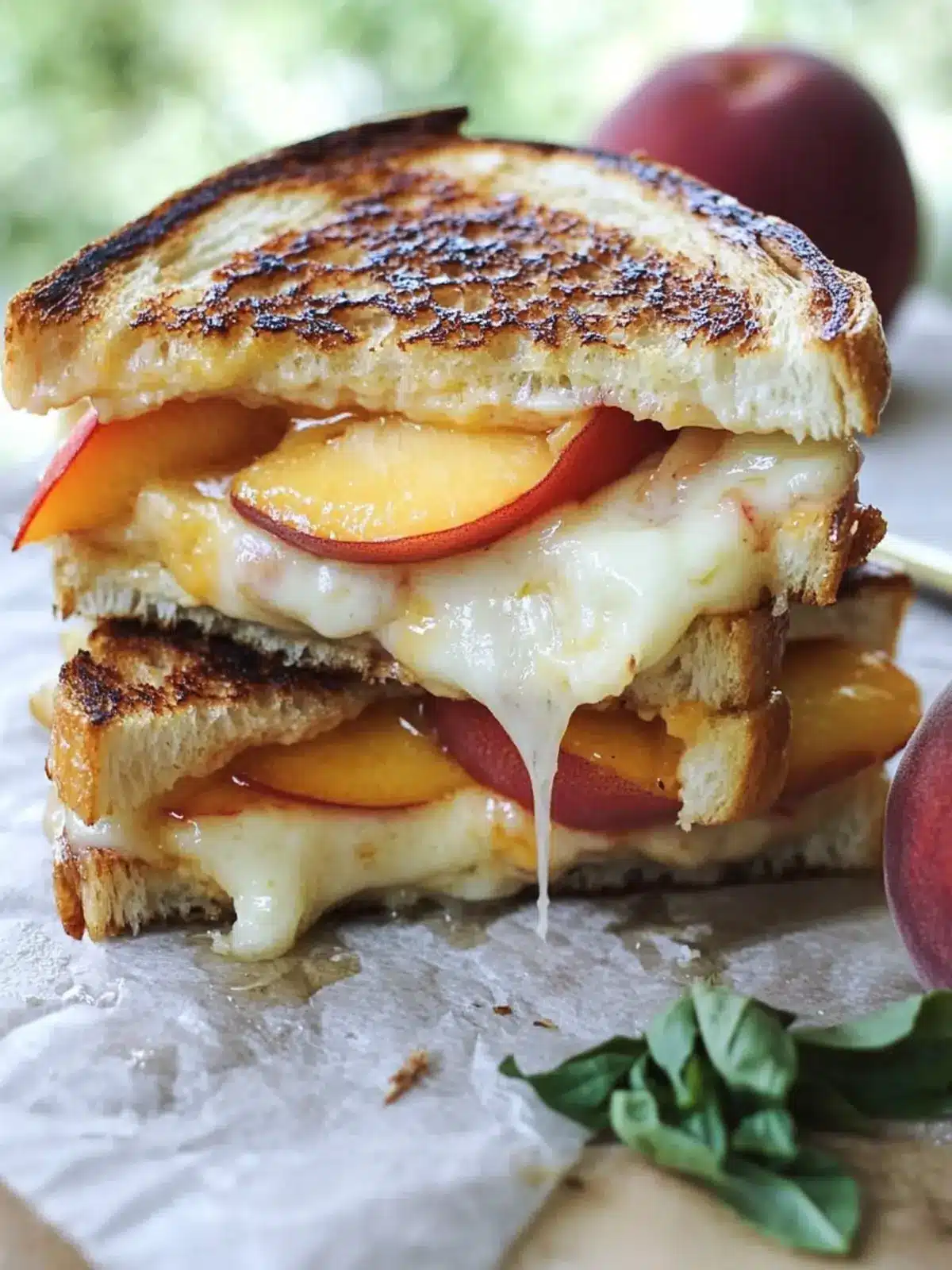 Mouthwatering Peach & Brie Grilled Cheese for Summer Bliss 4 Peach & Brie Grilled Cheese