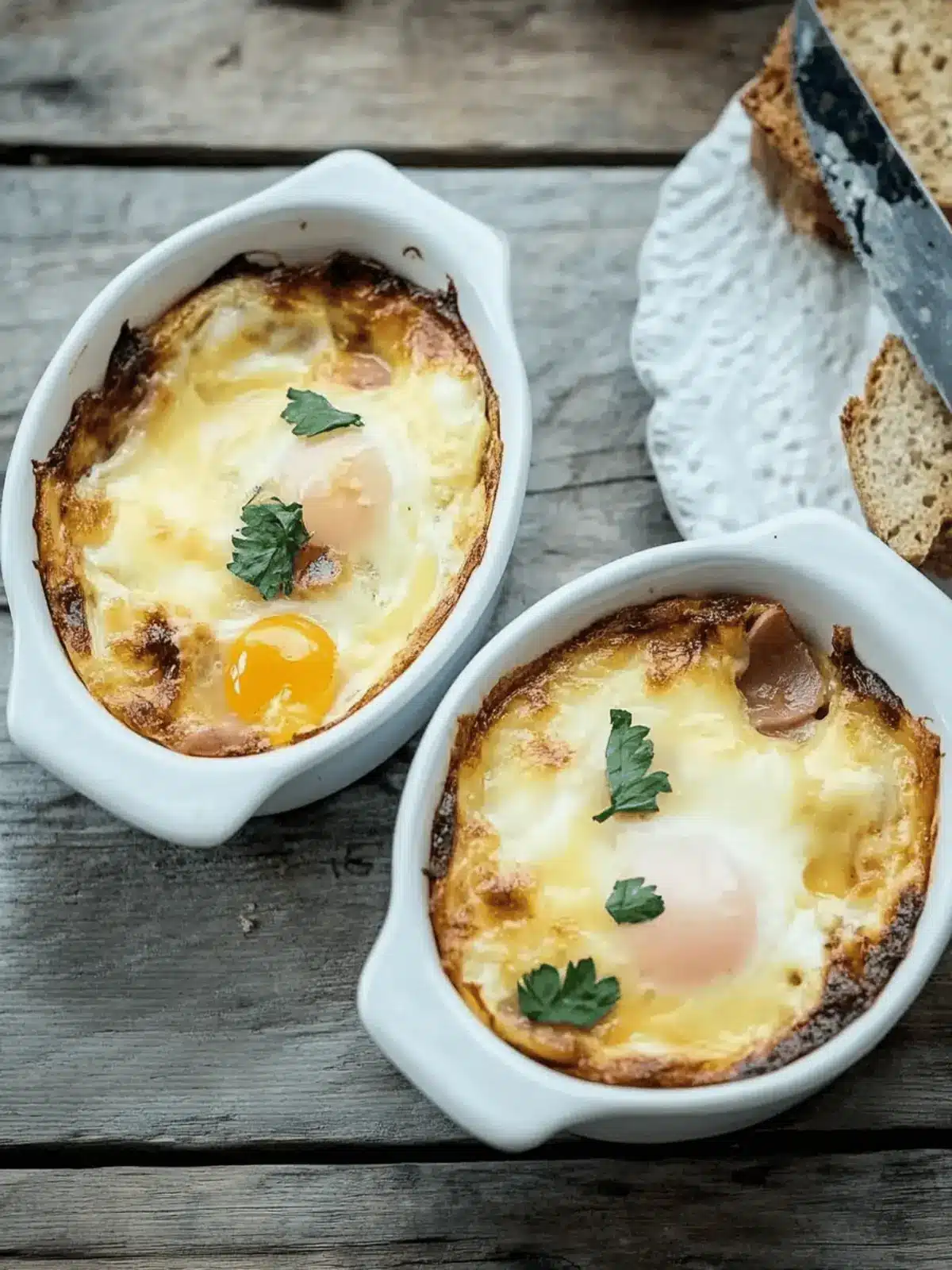 Baked Eggs with Ham and Tomato: Your Perfect Brunch Delight 2 Baked eggs with ham and tomato