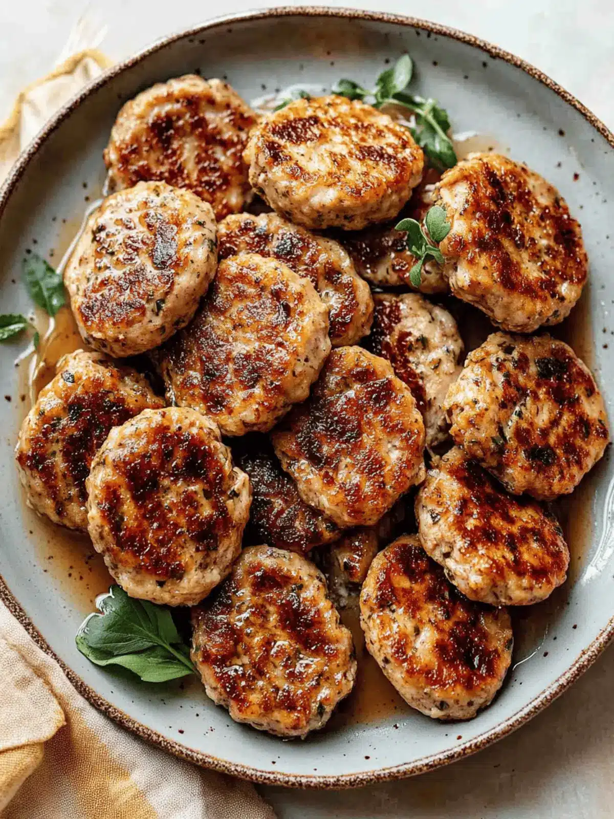 Savory Maple Chicken Breakfast Sausage in Just 10 Minutes 4 Maple Chicken Breakfast Sausage