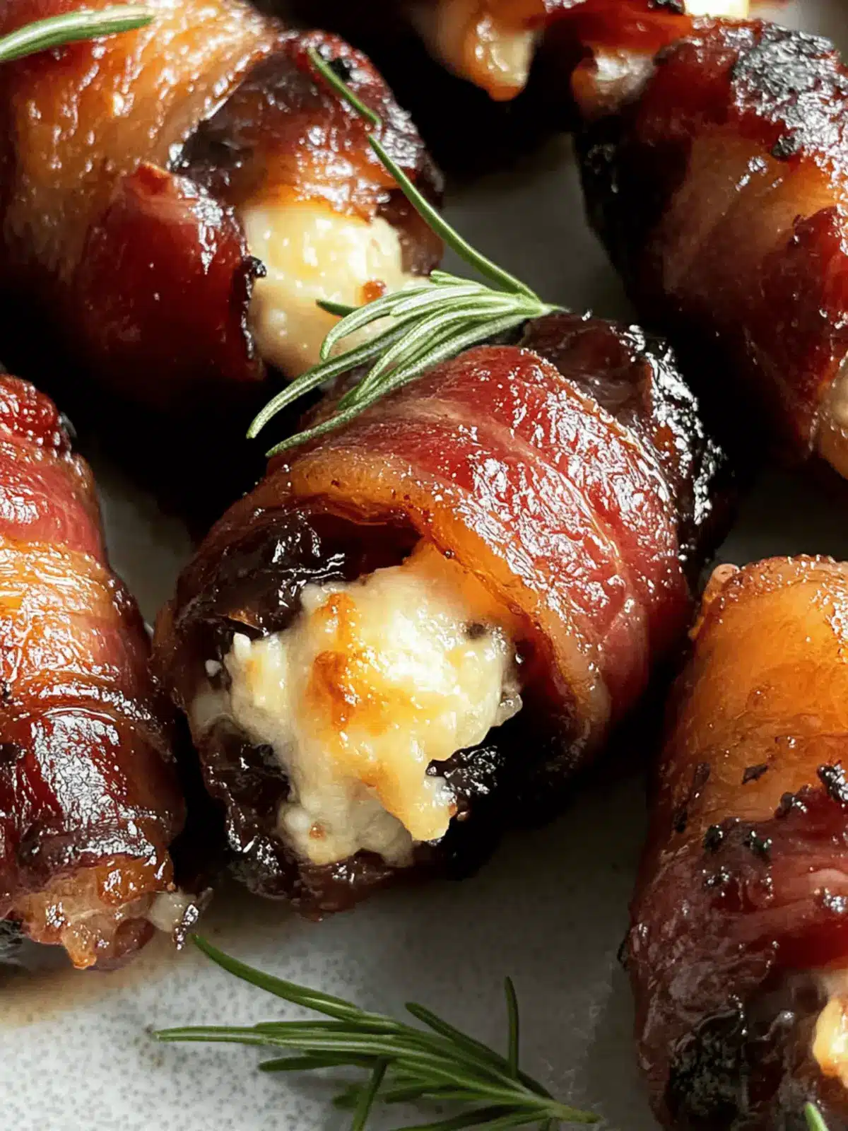 Indulge in Bacon-Wrapped Goat Cheese Stuffed Dates Today 2 Bacon-Wrapped Goat Cheese Stuffed Dates