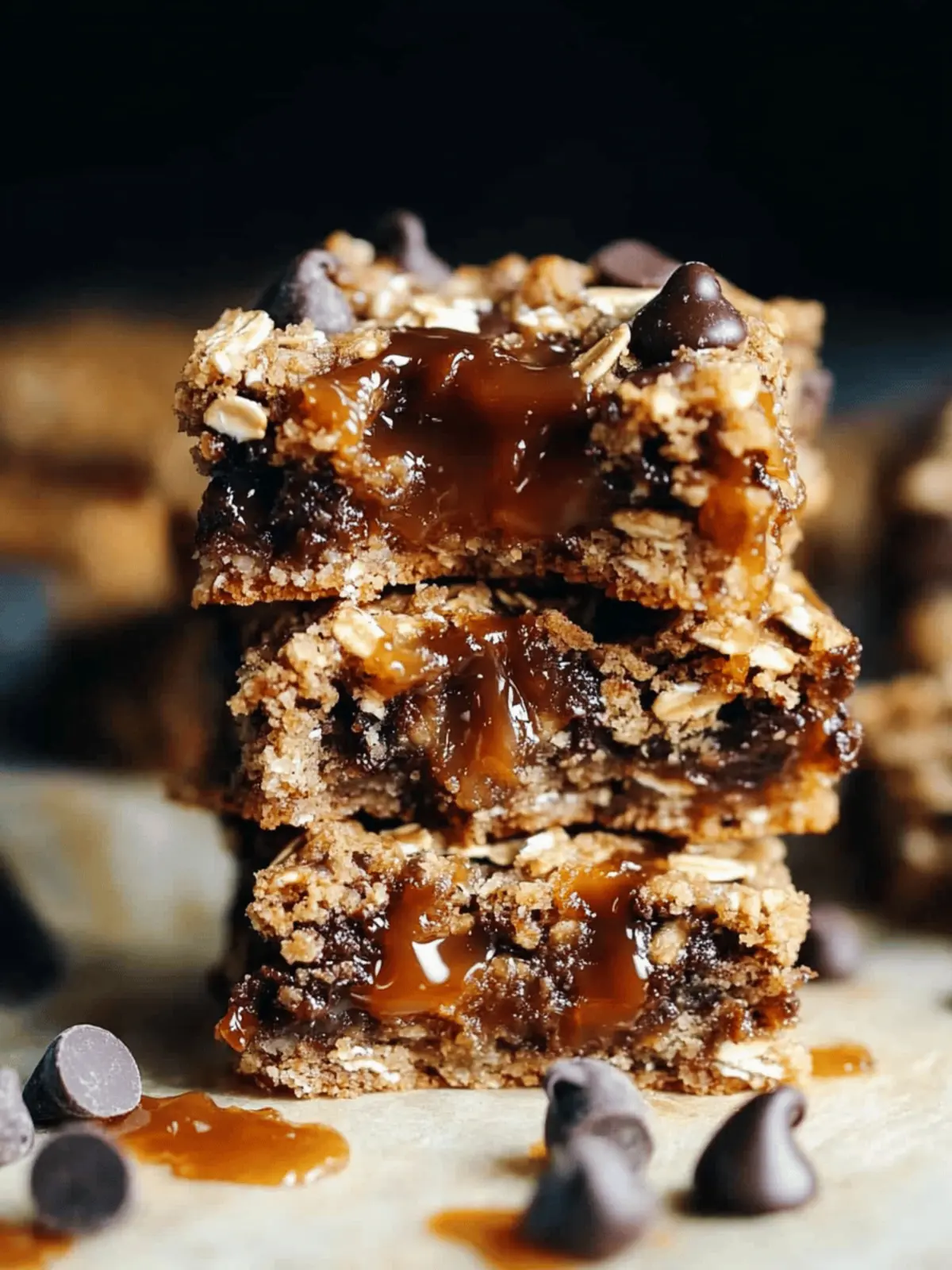 Irresistible Salted Caramel Chocolate Chip Oat Cookie Bars 3 Salted Caramel Chocolate Chip Oat Cookie Bars