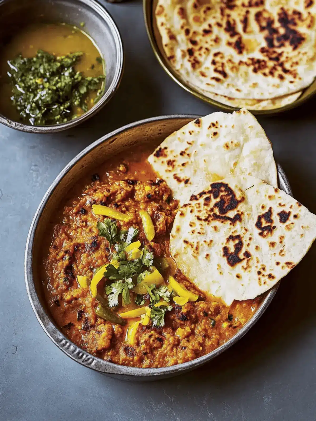Savory Traybake Lemon Dal with Zesty Pickled Green Chillies 4 Traybake Lemon Dal with Pickled Green Chillies