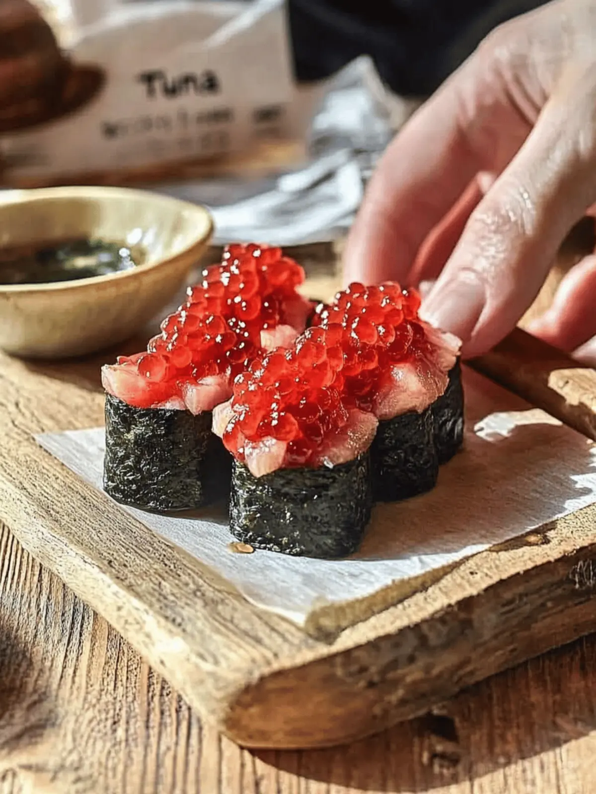 Vegan "Tuna" Gunkan Maki Sushi You ll Crave Again and Again 4 Tuna Gunkan Maki Sushi
