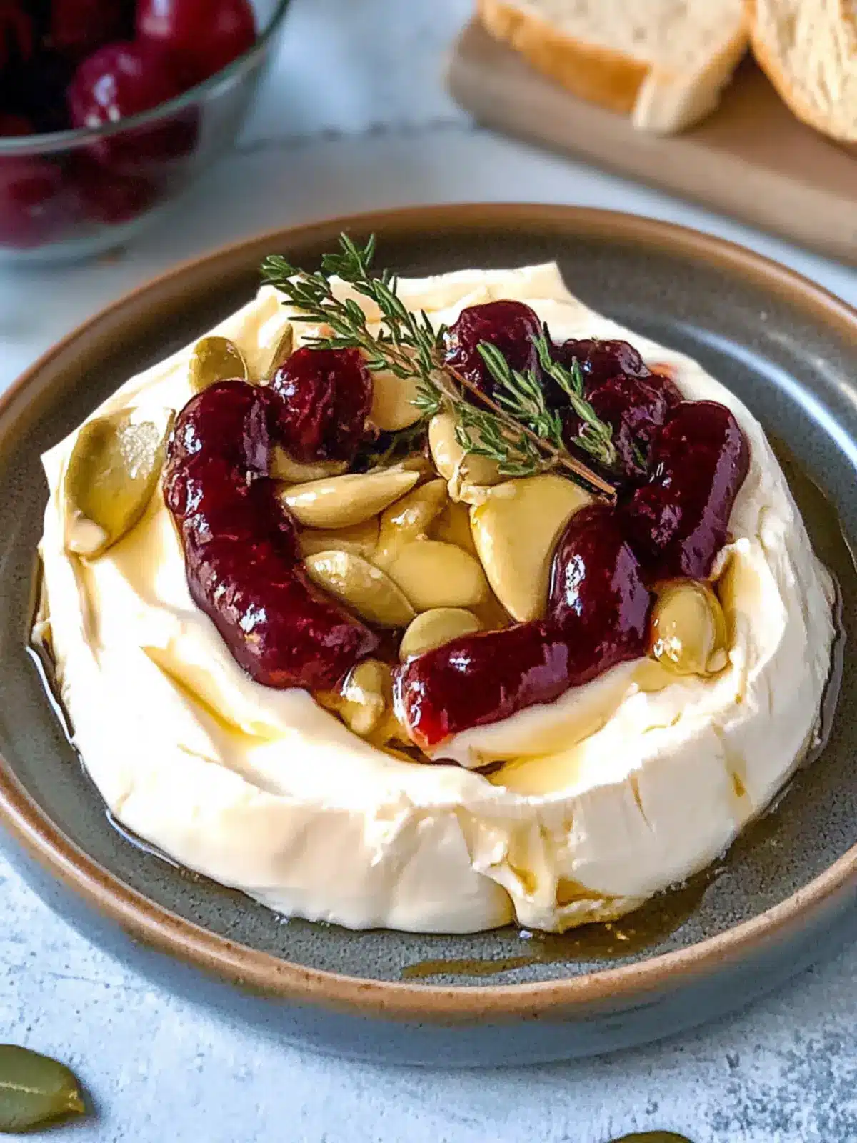 Decadent Whipped Brie with Cranberry and Pistachio Bliss 2 Whipped Brie