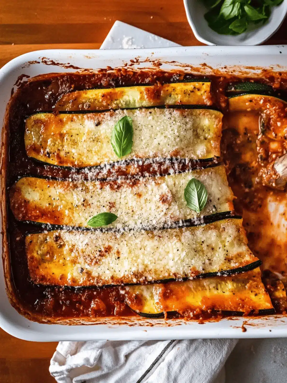 Taste the Joy of Zucchini Parmesan Casserole Tonight 2 Zucchini Parmesan