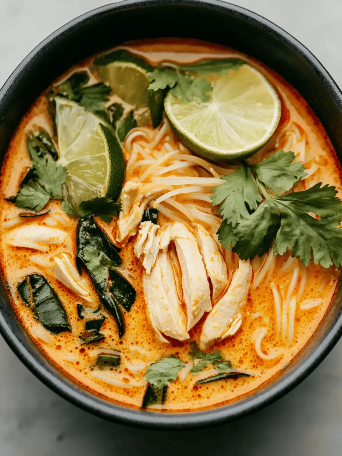 Irresistible Thai Curry Chicken Soup: Quick Comfort in a Bowl 4 Thai Curry Chicken Soup