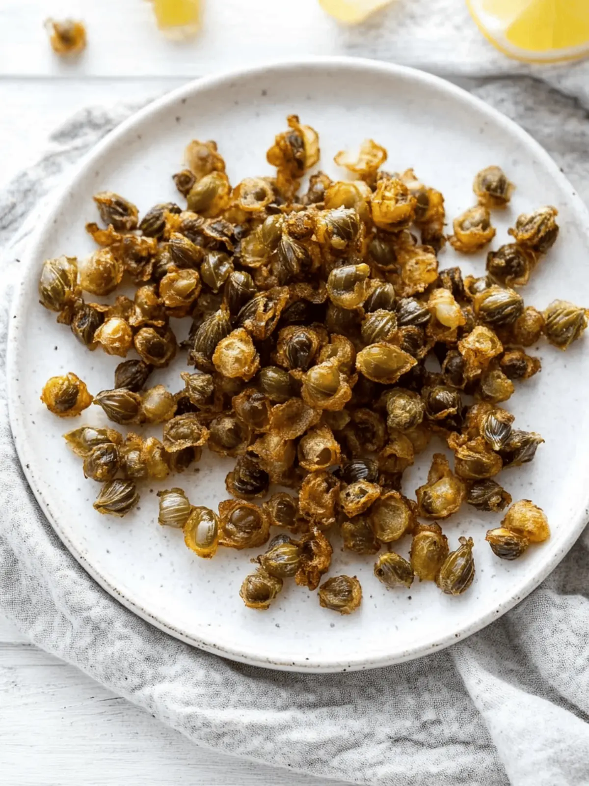 Crispy Fried Capers: Your New Favorite Snack Idea 3 Fried Caper
