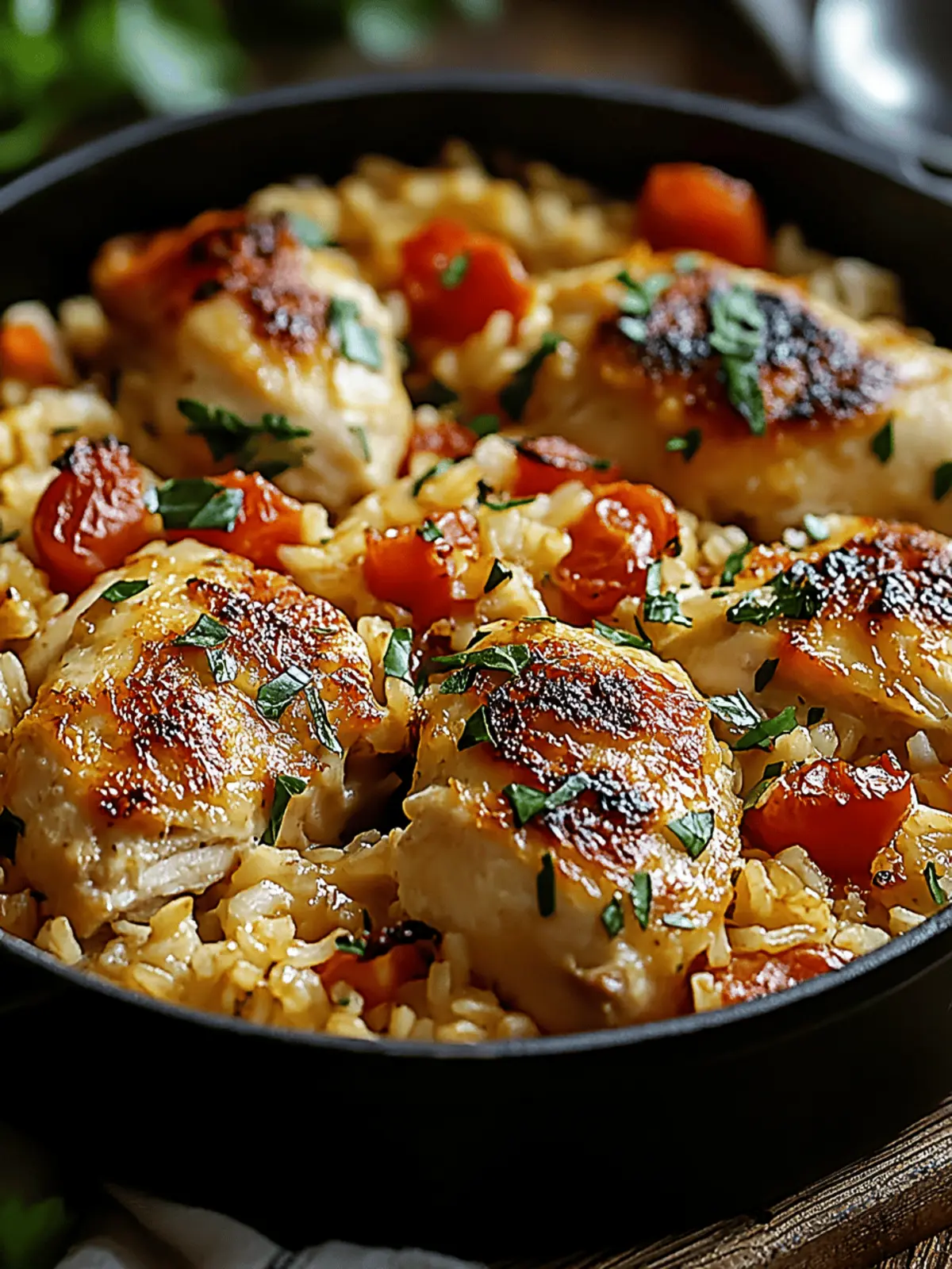 Italian Chicken & Rice Casserole: Comfort in Every Bite 4 Italian Chicken & Rice Casserole