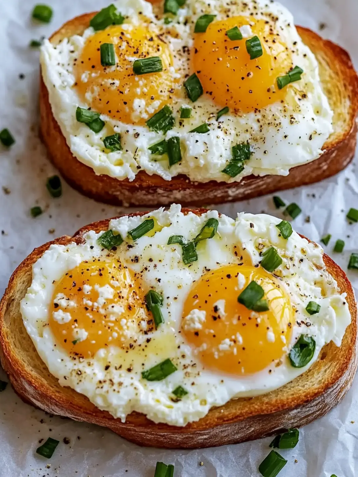 Delicious Easy 6-Ingredient Egg and Ricotta Toast for Brunch 3 Easy 6-Ingredient Egg and Ricotta Toast