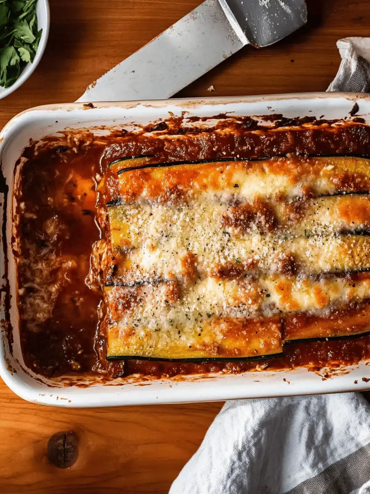 Taste the Joy of Zucchini Parmesan Casserole Tonight 4 Zucchini Parmesan