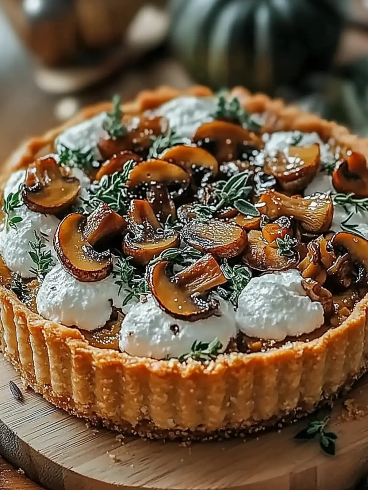 Cozy Up with Pumpkin Sage & Mushroom Tart That's Simply Divine 3 Pumpkin Sage & Mushroom Tart