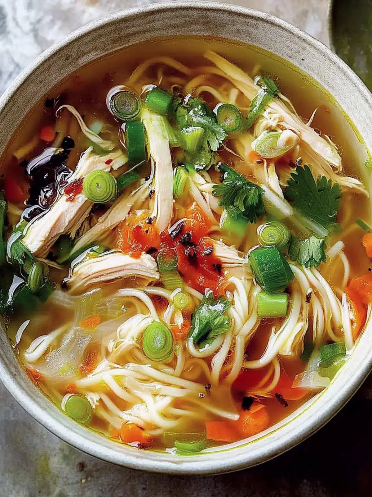 Cozy Up with Quick Ginger Garlic Chicken Noodle Soup 2 Ginger Garlic Chicken Noodle Soup