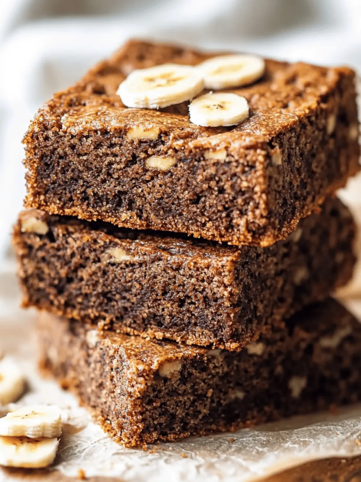 Flourless Banana Bread Bars: Healthy, Delicious & Guilt-Free! 4 flourless banana bread bars