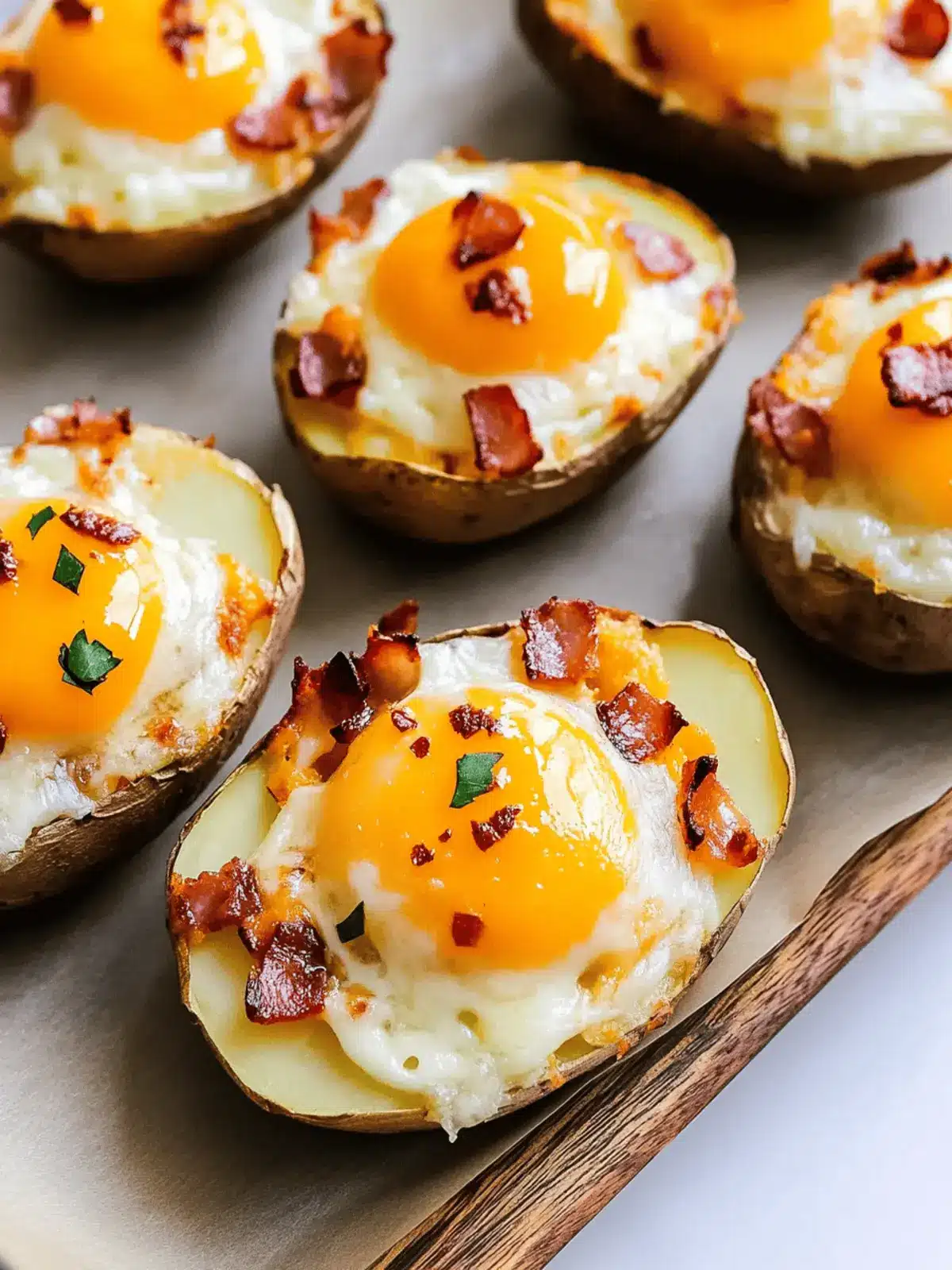 Twice Baked Loaded Breakfast Potatoes for a Cozy Brunch Treat 4 Twice Baked Loaded Breakfast Potatoes