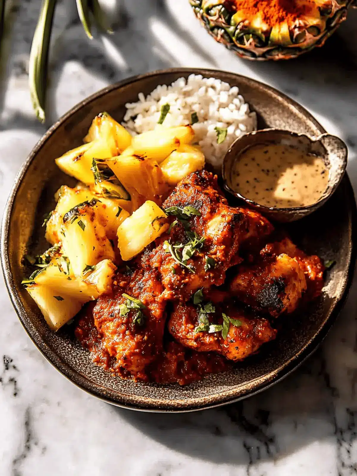 Savory Chipotle Pineapple Chicken with Bang Bang Sauce Delight 3 Chipotle Pineapple Chicken with Bang Bang Sauce.