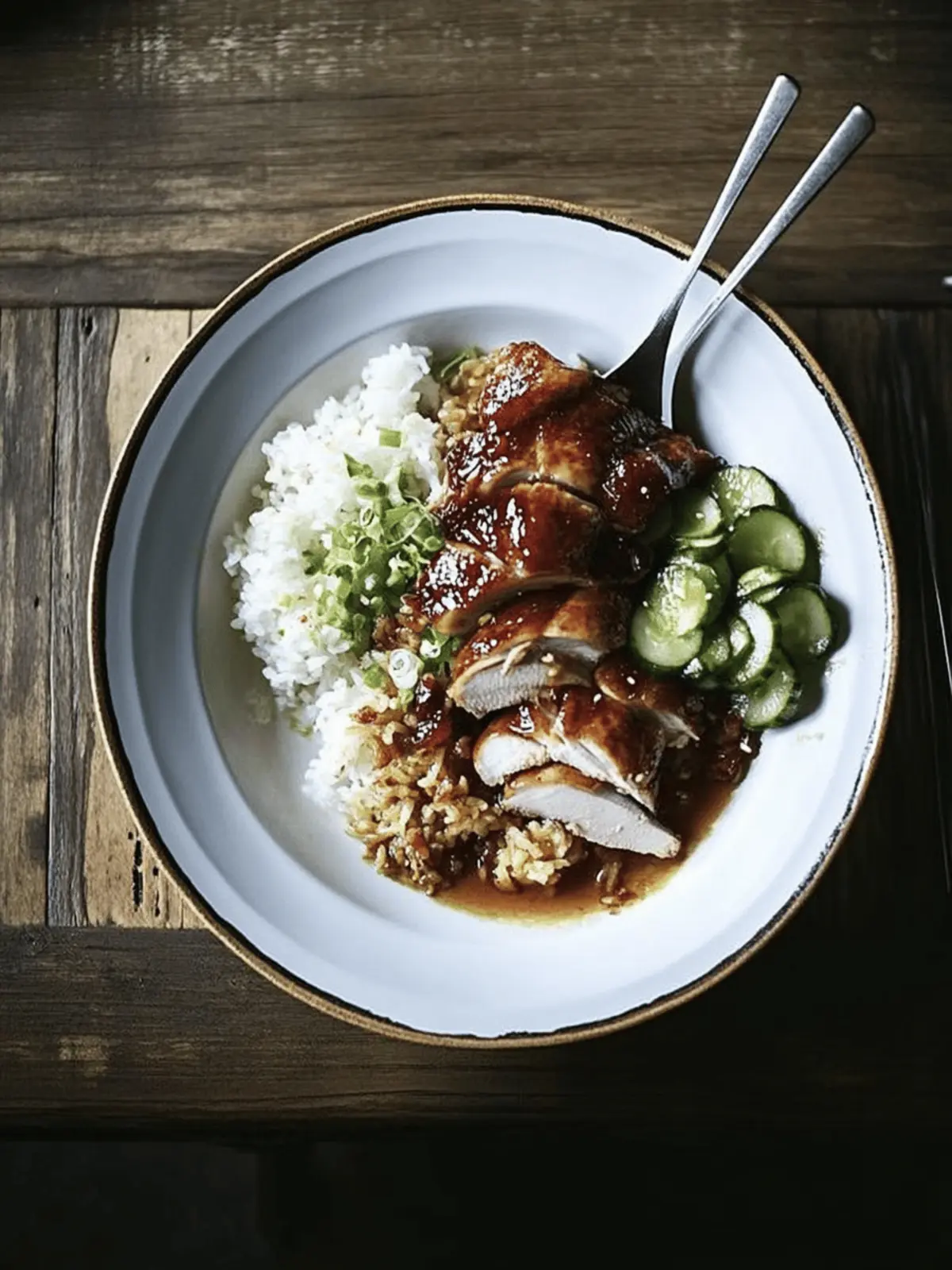 Supple Slow-Cooked Soy Sauce Chicken Rice: Pure Comfort Bliss 2 SUPPLE SLOW-COOKED SOY SAUCE CHICKEN RICE