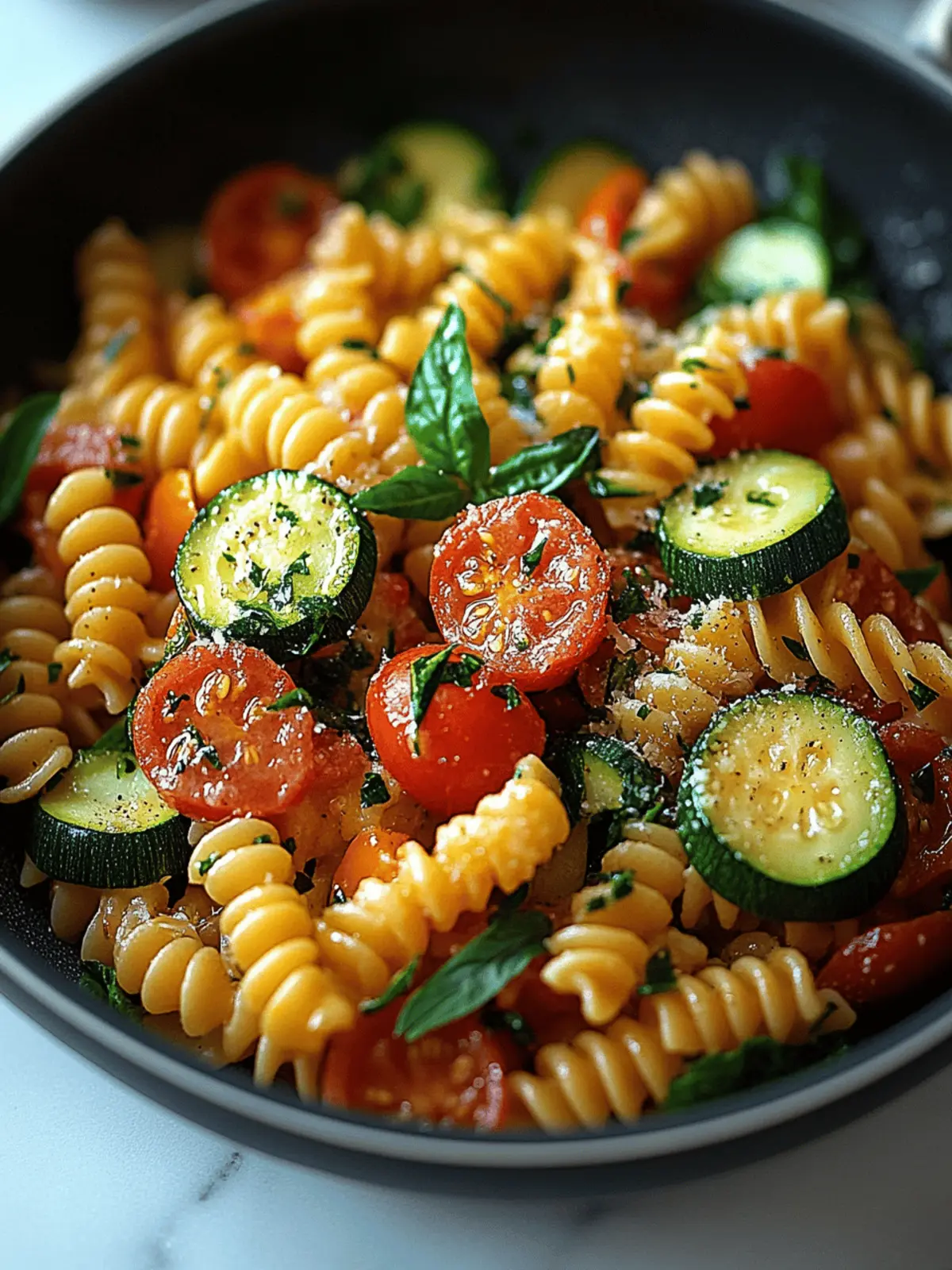 Quick Tomato Zucchini Pasta for a Fresh Weeknight Delight 2 Tomato Zucchini Pasta