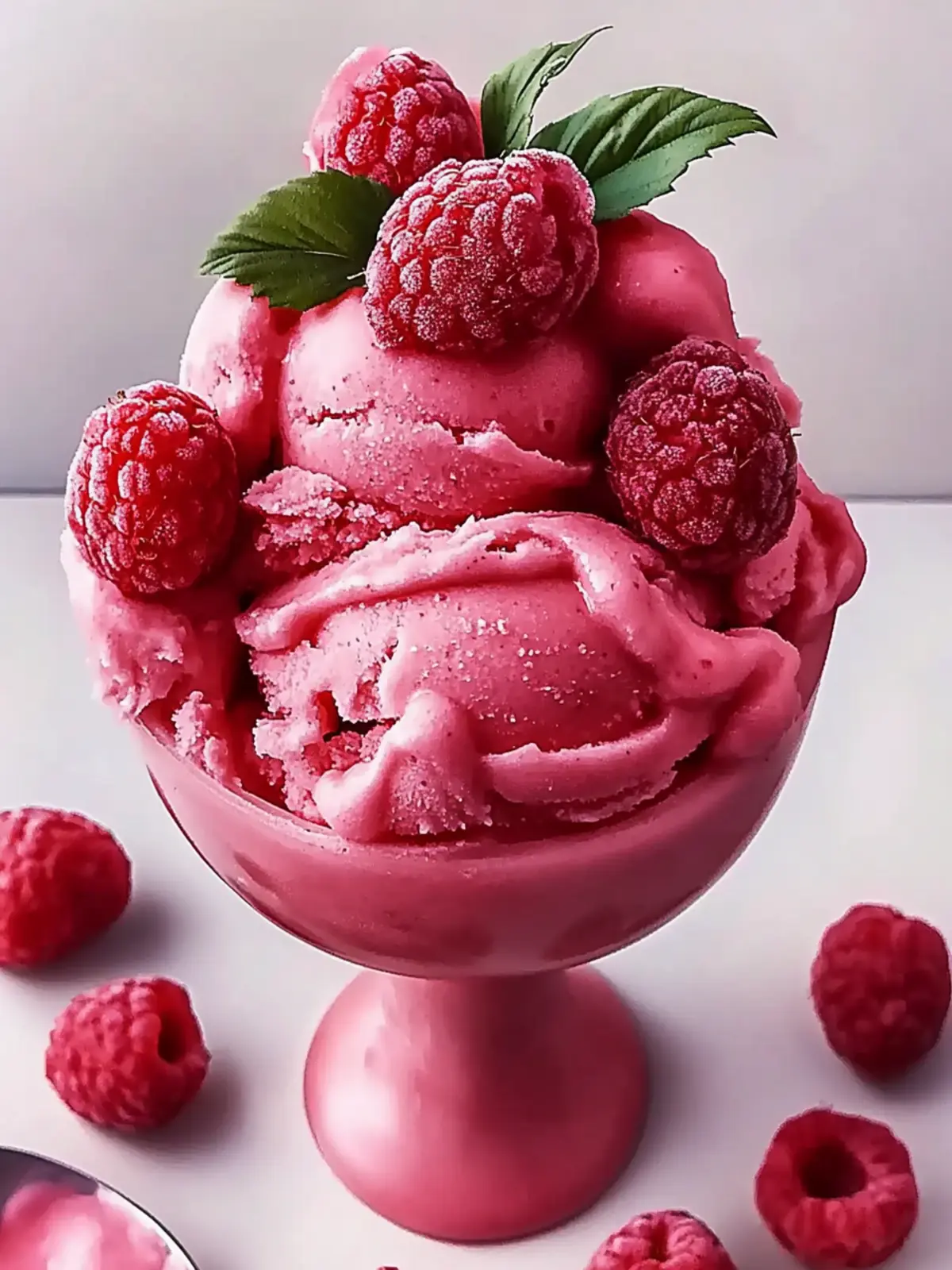 Delightful Raspberry Sorbet: Your Ultimate Vegan Summer Treat 2 Raspberry Sorbet