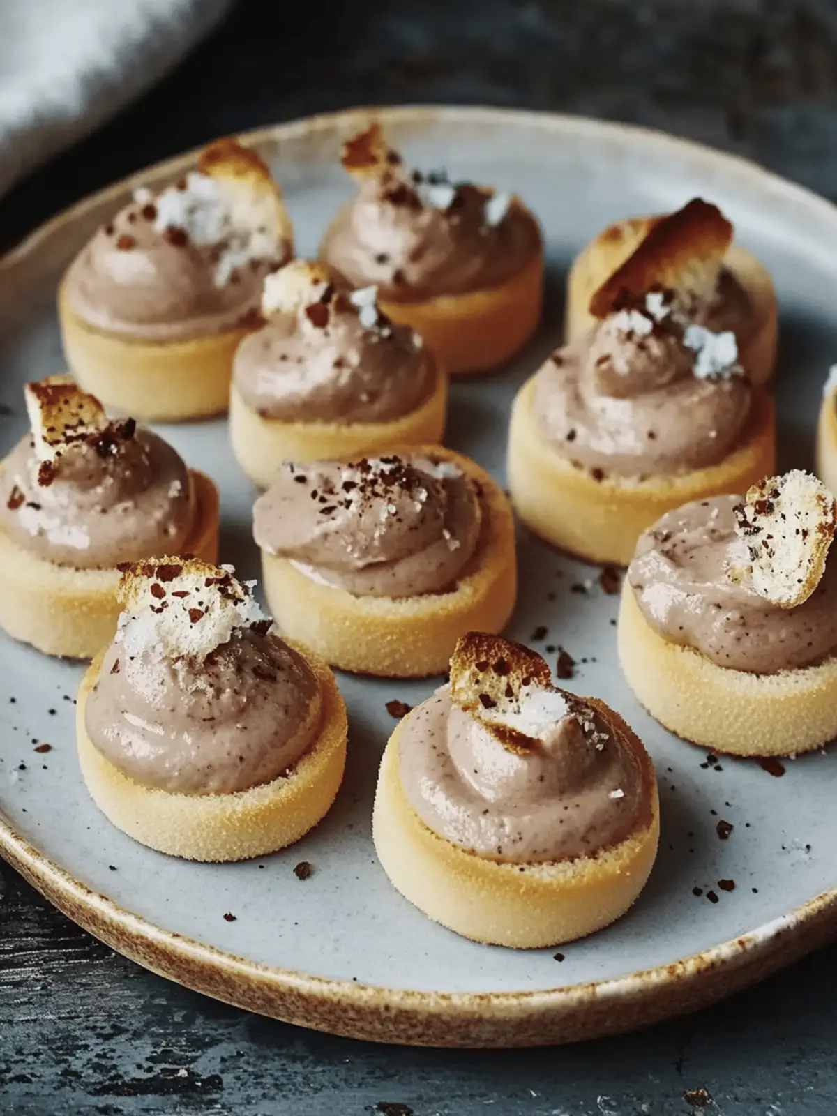 Decadent Duck Liver Mousse with Warm Duck Fat Financiers 2 Duck Liver Mousse With Warm Duck Fat