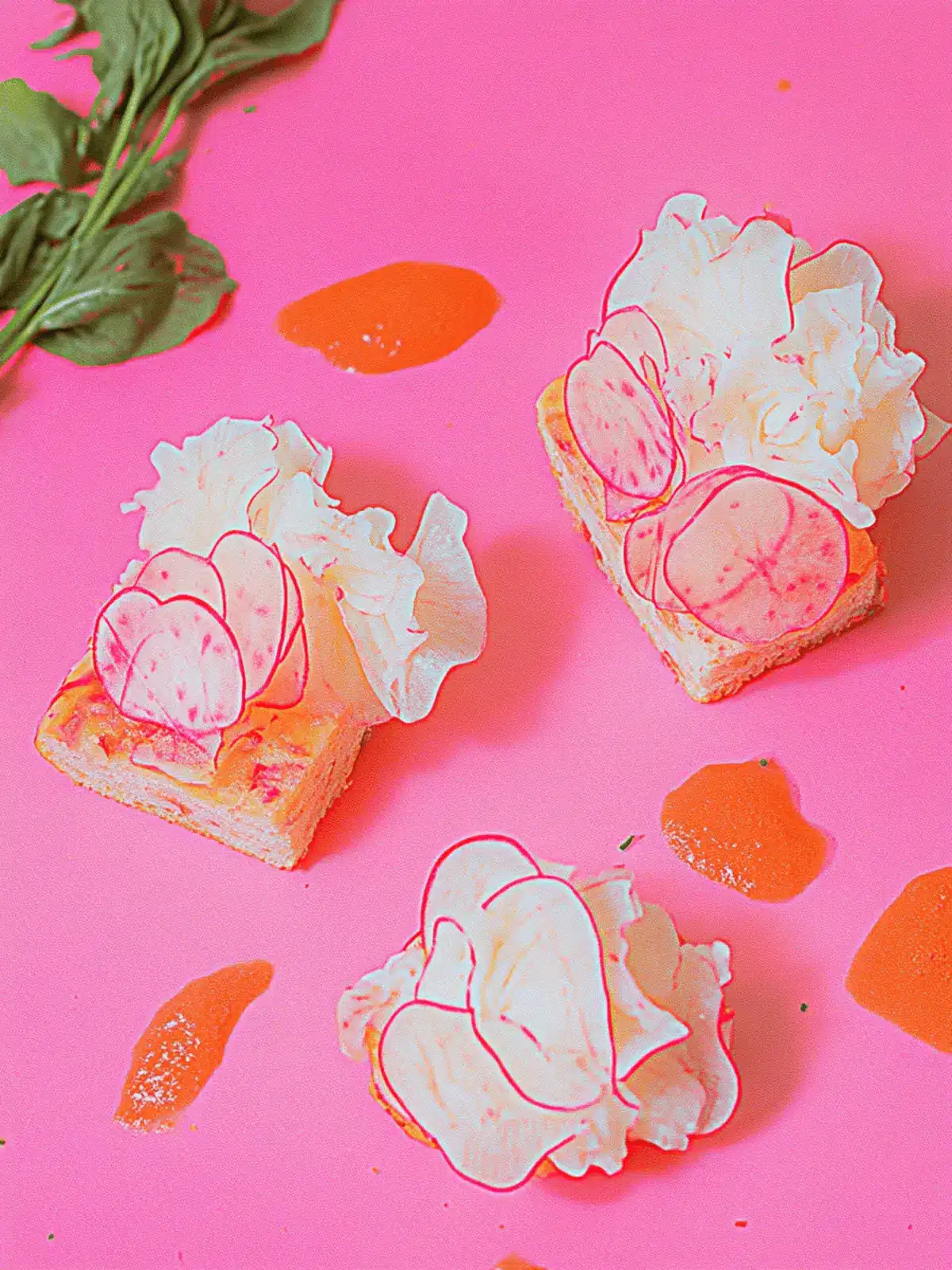 Ruffled Radish Tea Sandwiches for a Refreshing Brunch Treat 4 Ruffled Radish Tea Sandwiches