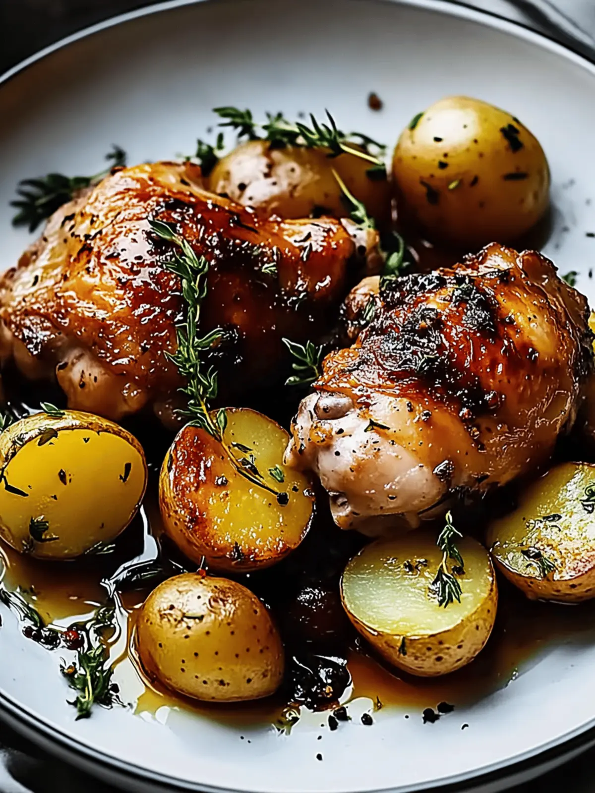 Savory Chicken Thighs and Potatoes for Cozy Family Dinners 4 Chicken Thighs and Potatoes