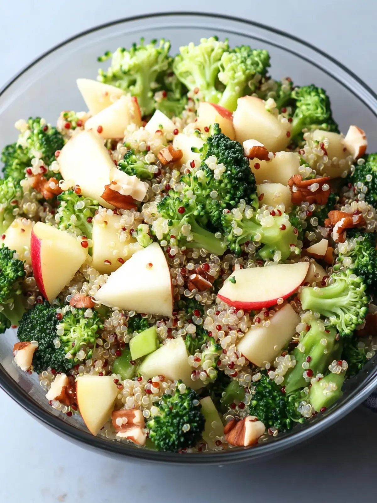 Bright and Crunchy Broccoli Apple Quinoa Salad Recipe 4 Broccoli Apple Quinoa Salad