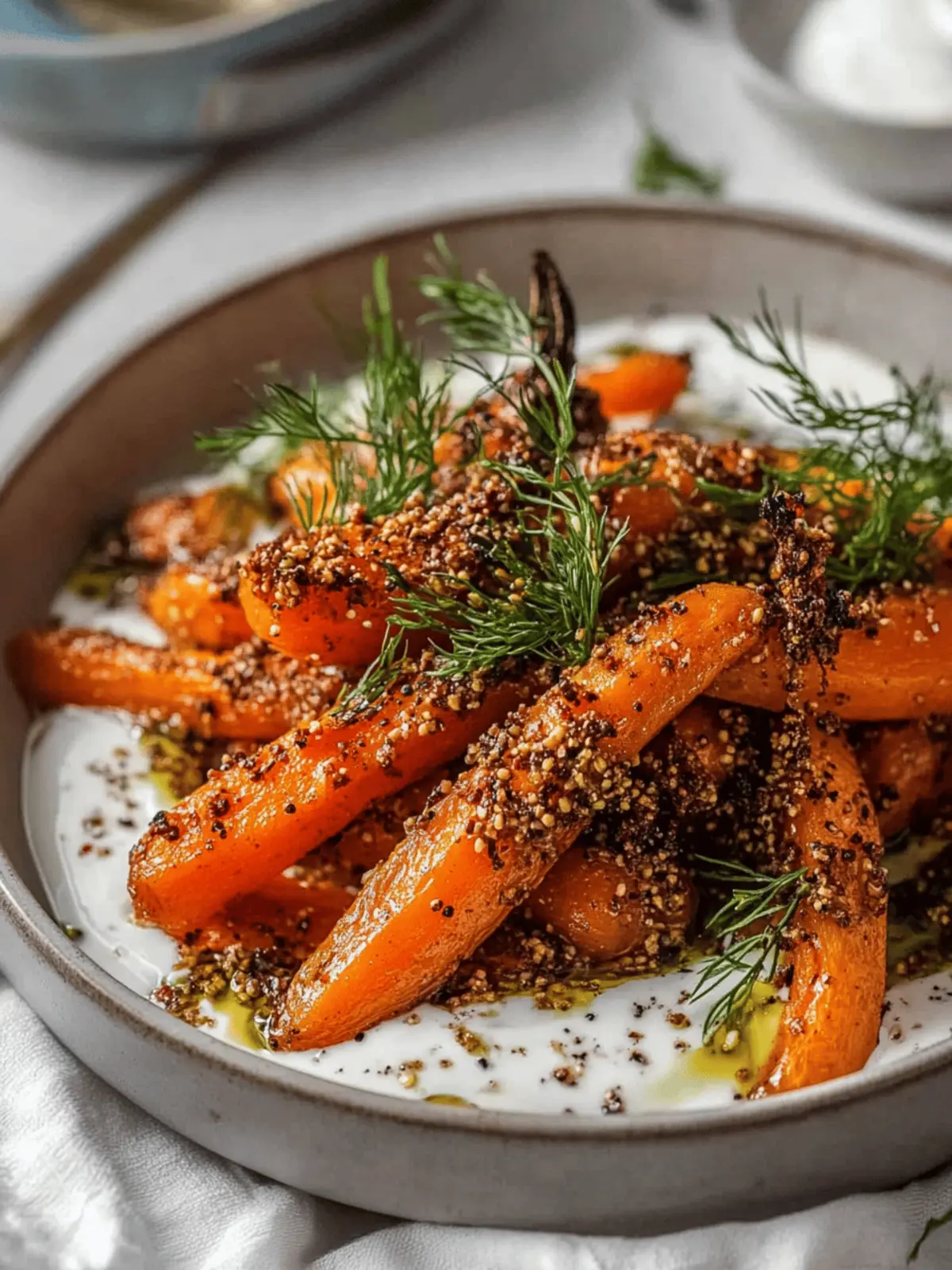 Sticky Roasted Carrots with Tahini Yoghurt You ll Adore 3 Sticky Roasted Carrots with Tahini Yoghurt