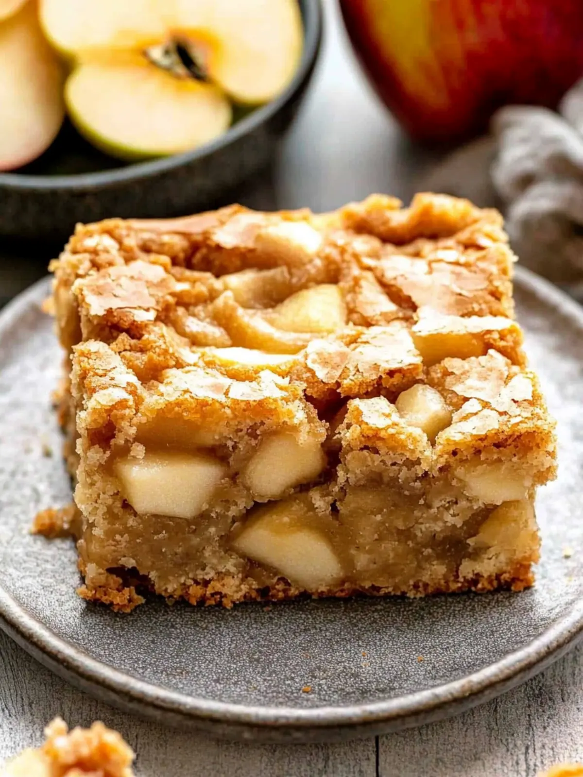 Irresistible Apple Blondies with Caramel Drizzle Delight 4 Apple Blondies