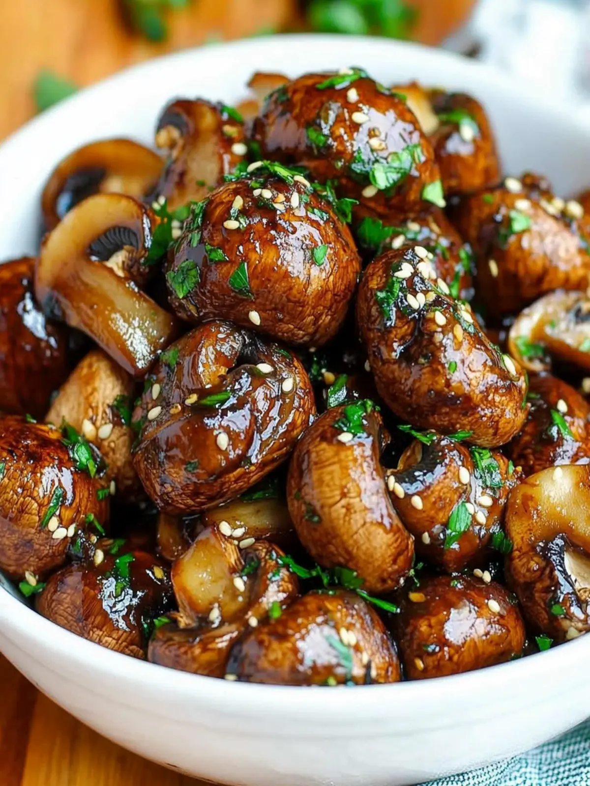 Balsamic Soy Roasted Garlic Mushrooms That Steal the Show 3 Balsamic Soy Roasted Garlic Mushrooms