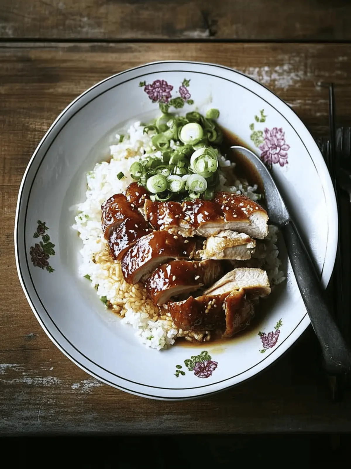 Supple Slow-Cooked Soy Sauce Chicken Rice: Pure Comfort Bliss 3 SUPPLE SLOW-COOKED SOY SAUCE CHICKEN RICE