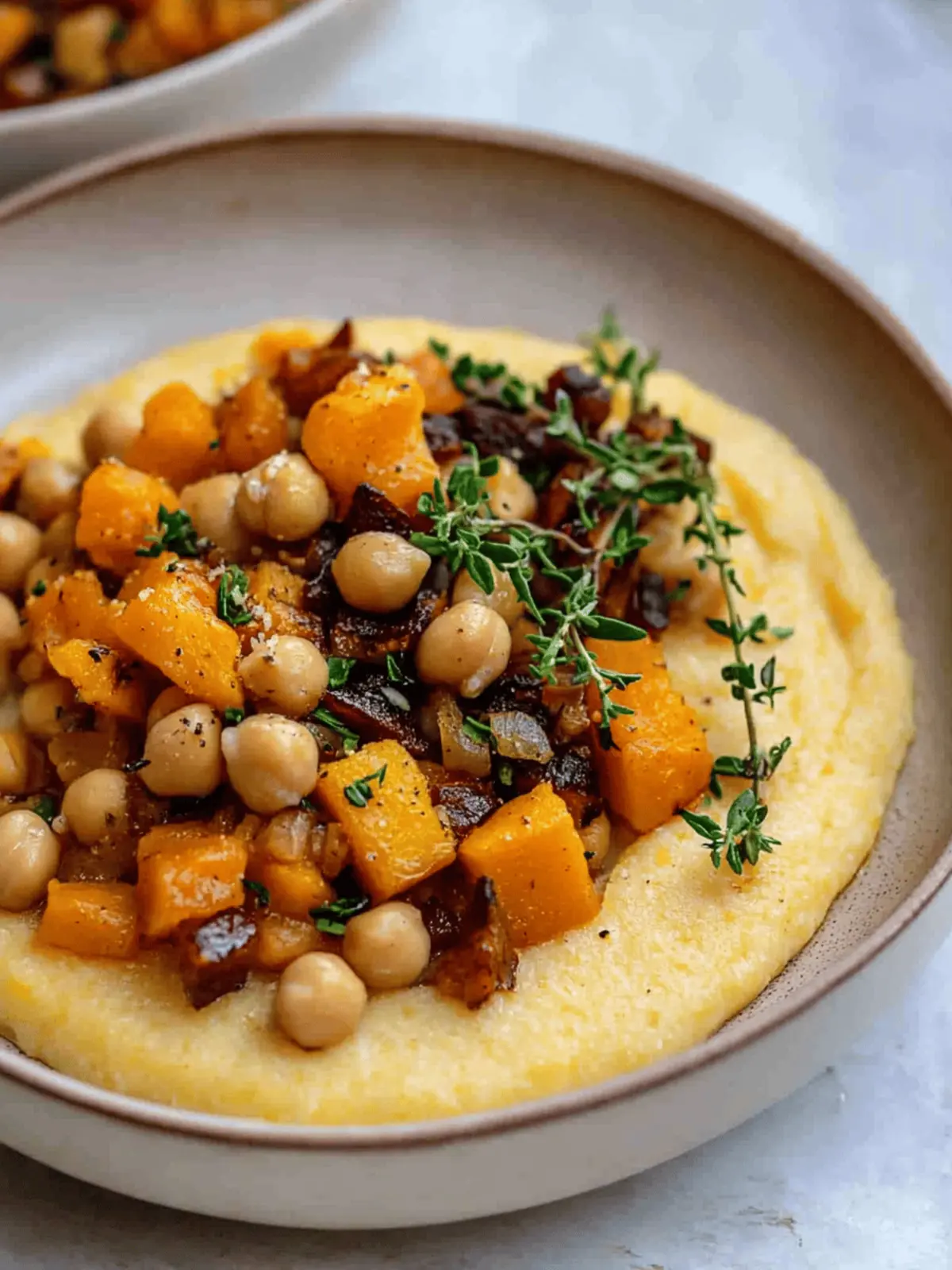 Creamy Polenta with Butternut Squash and Chickpeas in 30 Minutes 4 Creamy Polenta with Butternut Squash and Chickpeas
