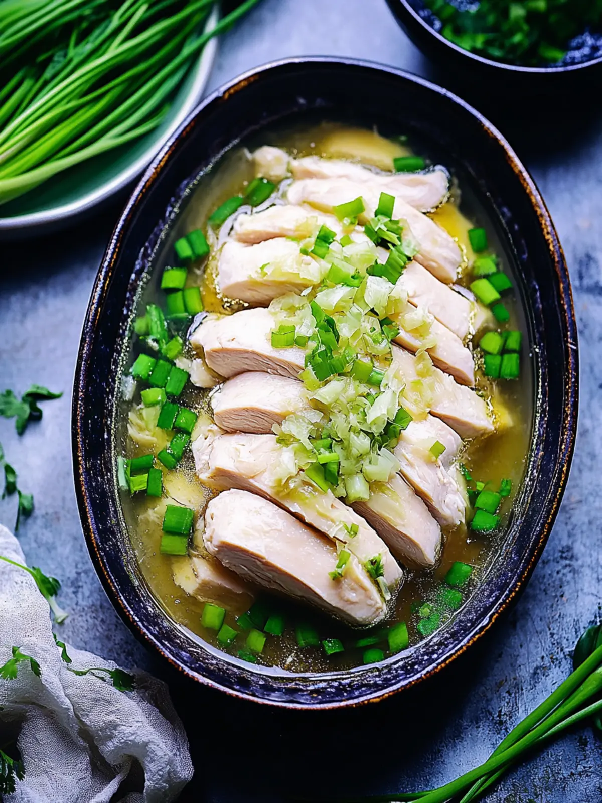 Ginger Scallion Poached Chicken: A Flavorful Home Treat 2 Ginger Scallion Poached Chicken