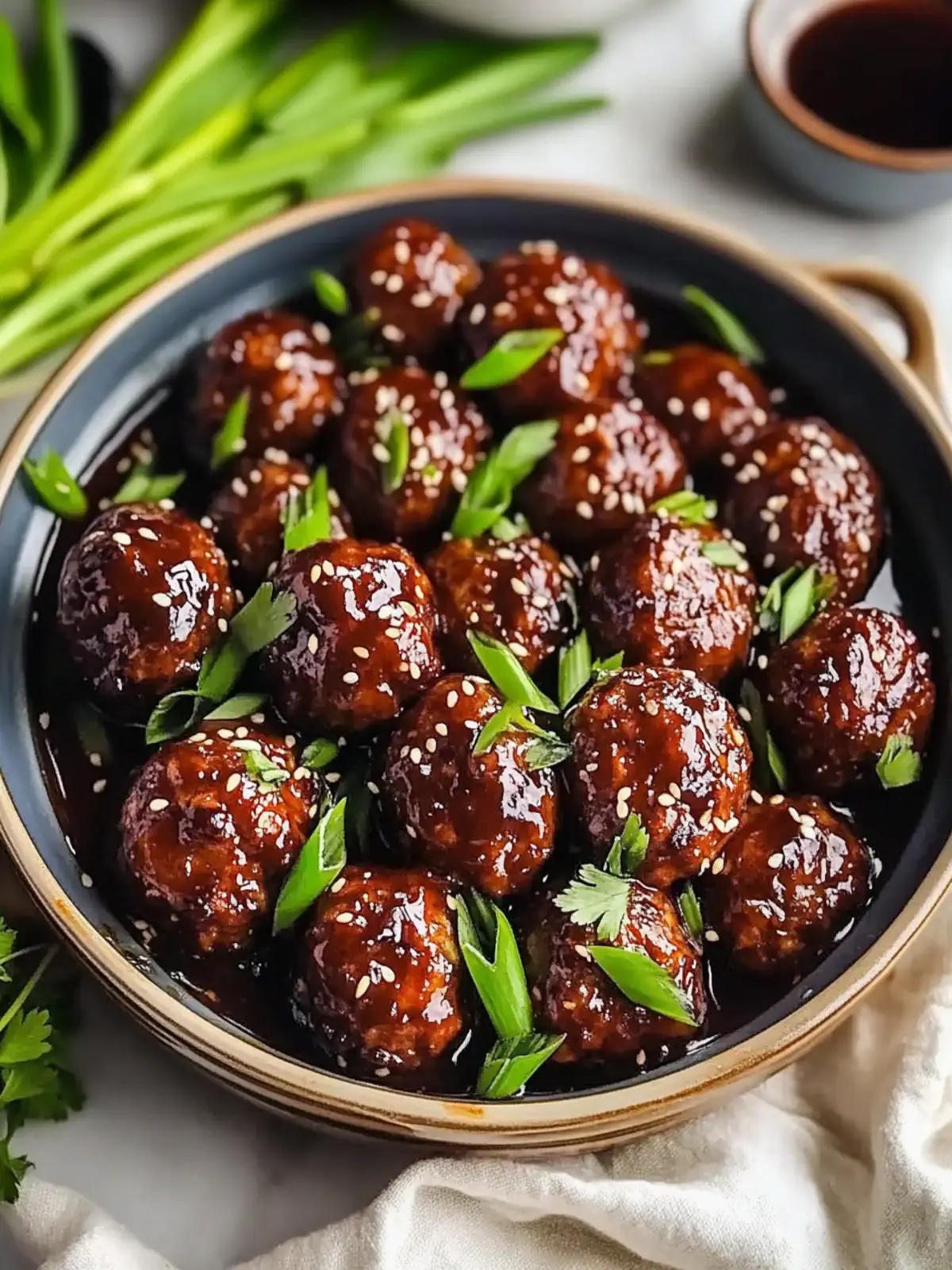 Irresistible Juicy Mongolian Beef Meatballs for Dinner Delight 4 Juicy Mongolian Beef Meatballs