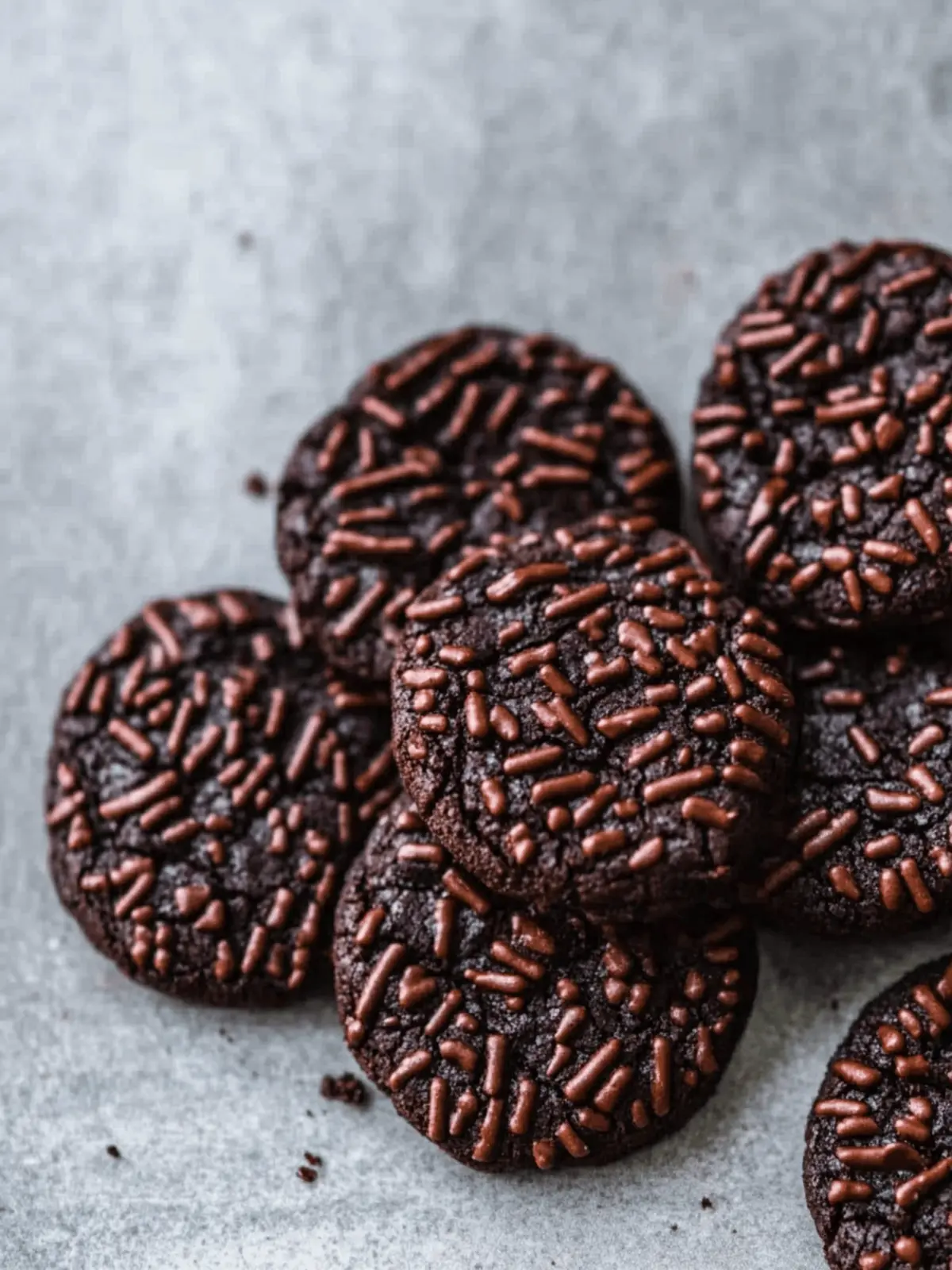 Decadent Chocolate Sprinkle Cookies for the Ultimate Indulgence 4 Chocolate Sprinkle Cookies