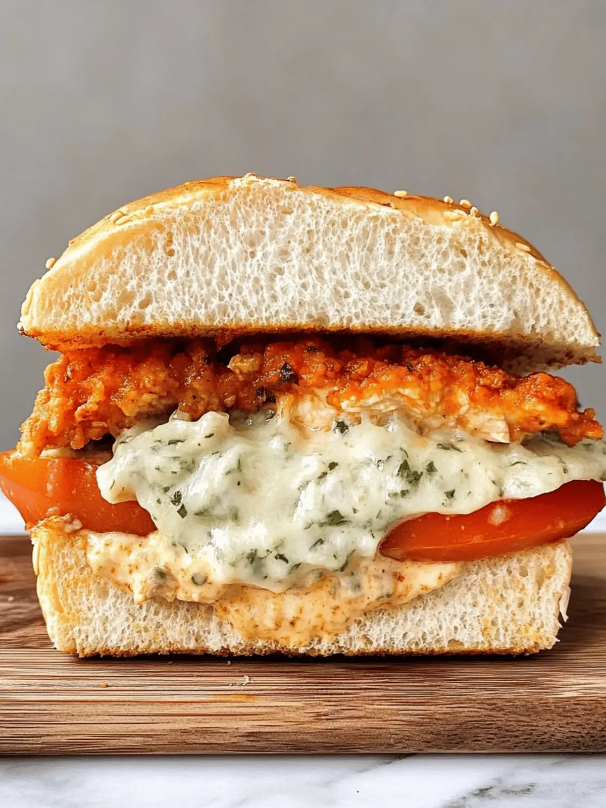 Crispy Chicken Parmesan Sandwich with Homemade Flavor Boost 4 Chicken Parmesan Sandwich