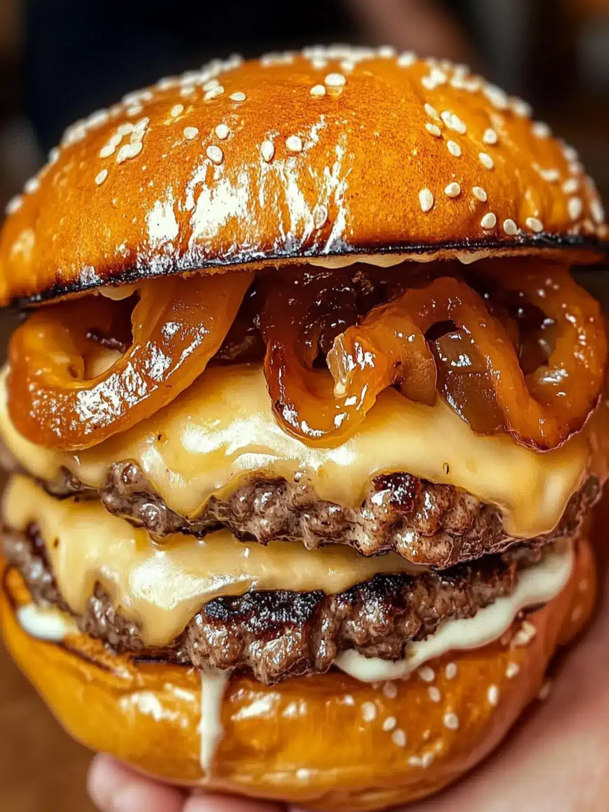 Oktoberfest Pretzel Bun Beer Cheese Burger You ll Crave This Fall 2 Oktoberfest Pretzel Bun Beer Cheese Burger