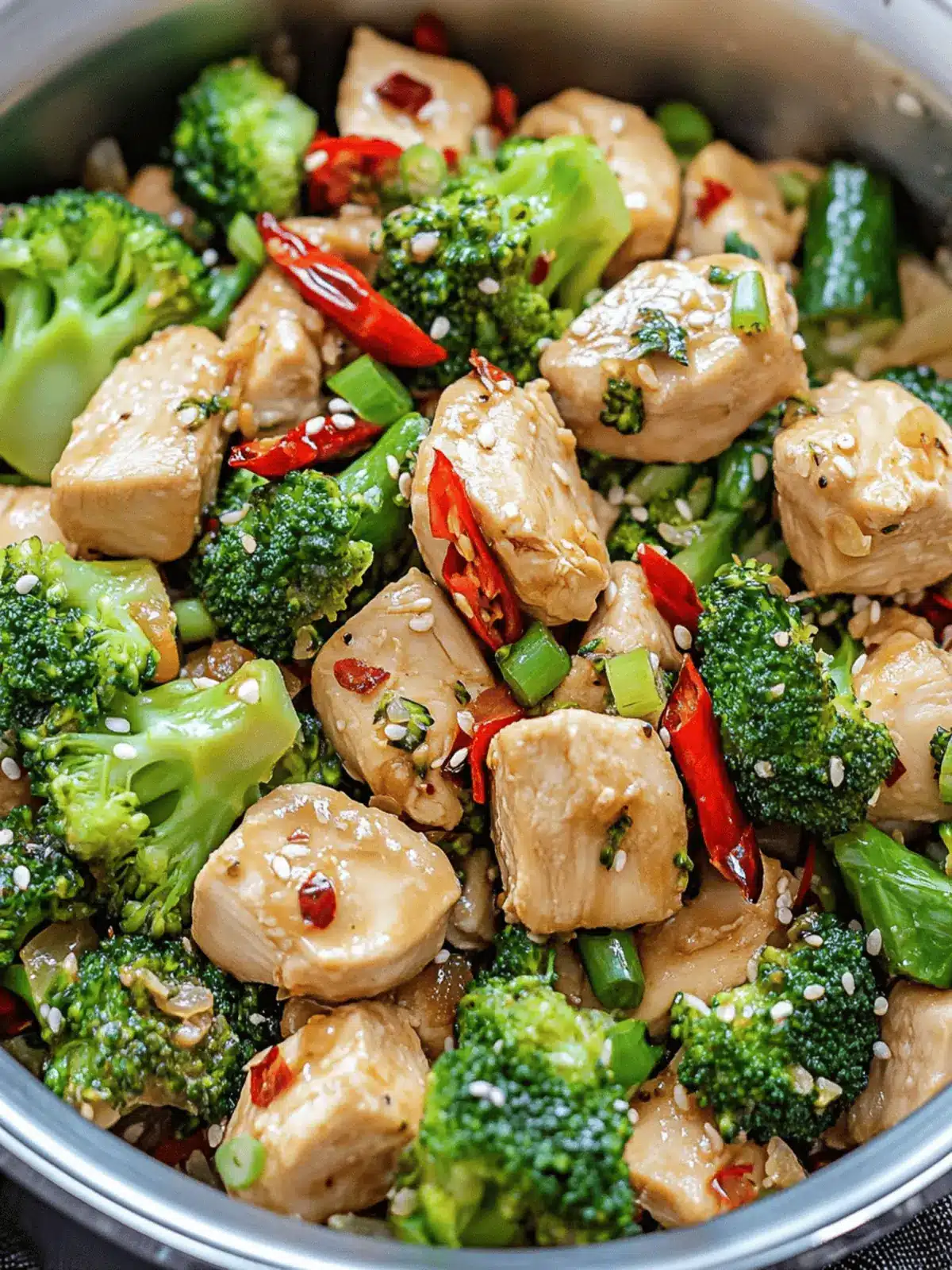 Spicy Chicken and Broccoli Stir-Fry for a Zesty Weeknight Meal 4 Spicy Chicken + Broccoli Stir-Fry