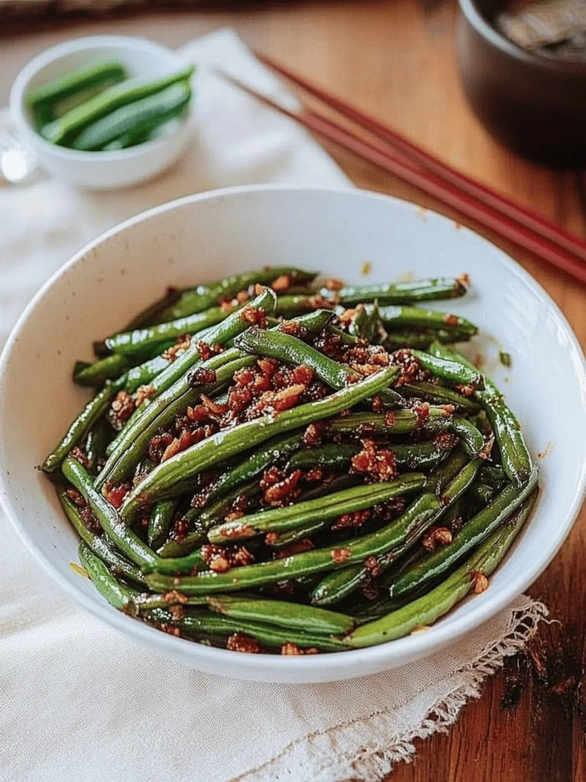 Sichuan Dry Fried String Beans: Bursting with Flavor and Crunch 3 Sichuan Dry Fried String Beans
