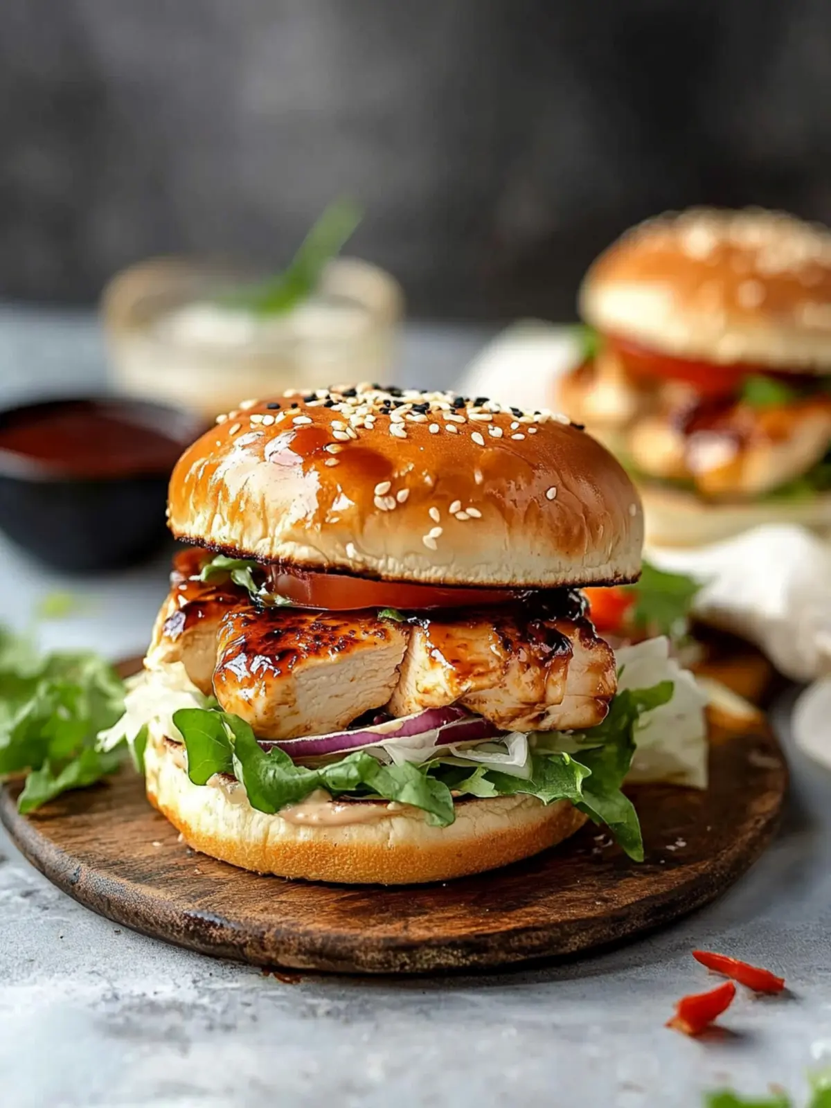 Savory Chicken Teriyaki Burgers for Juicy Flavor Lovers 4 Chicken Teriyaki Burgers
