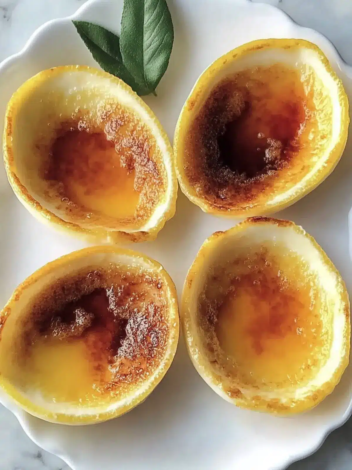 Lemon Posset Brûlée: Easy 4-Ingredient Dessert Magic 4 Lemon Posset Brûlée