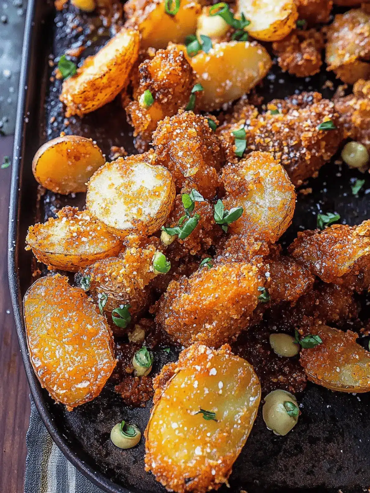Crispy Parmesan Crusted Buffalo Potatoes That Everyone Adores 3 Crispy Parmesan Crusted Buffalo Potatoes.