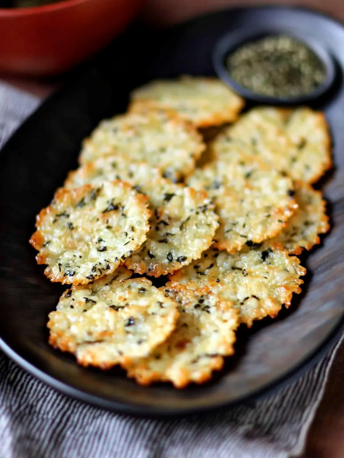 Crispy Senbei: Homemade Japanese Rice Crackers with Furikake 4 Senbei - Japanese Rice Crackers with Furikake